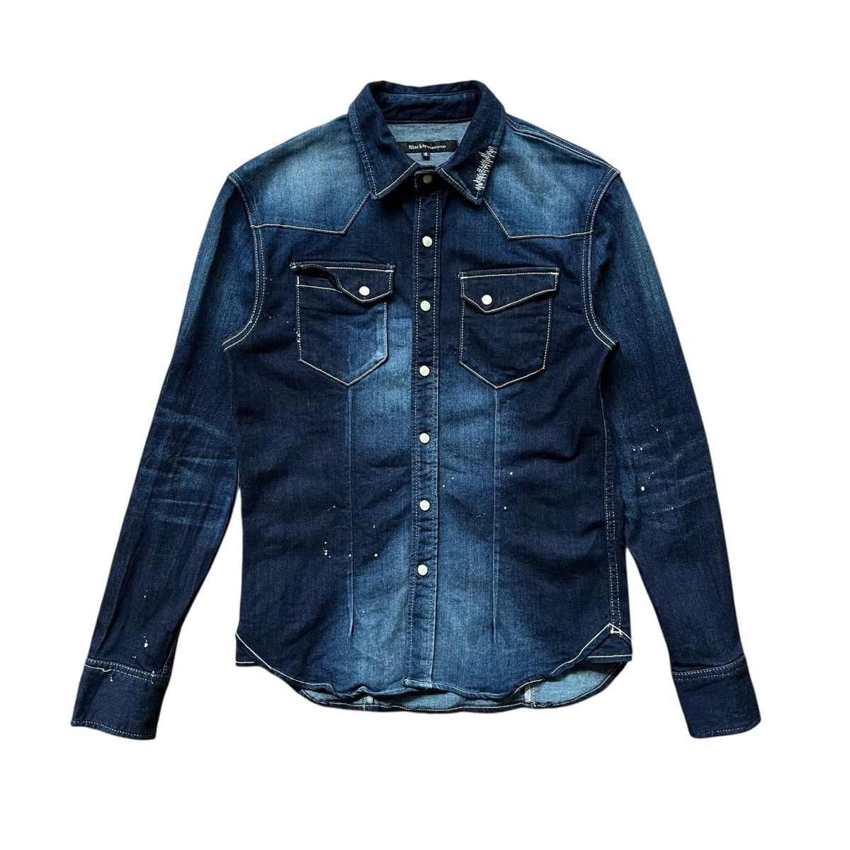 Vanquish Black By Vanquish Denim Shirt Size US S / EU 44-46 / 1 - 1 Thumbnail