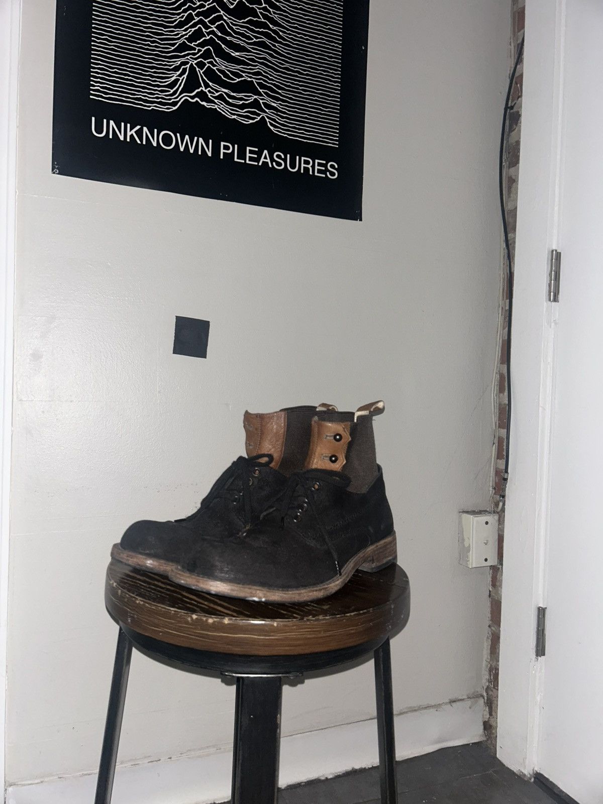Number (N)ine Number (N)ine S/S08 “Birds” Double Layered Boots