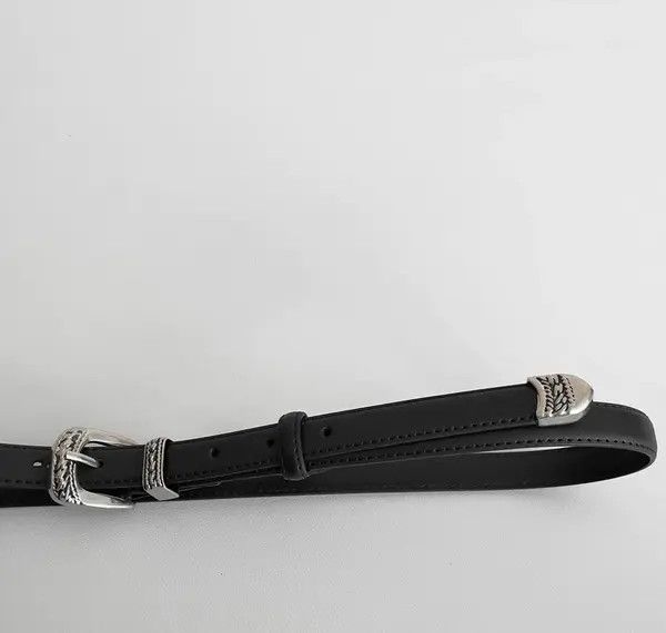 Jewelry Retro Metal Belt – Simple Silver, Versatile Fit Size ONE SIZE - 4 Thumbnail