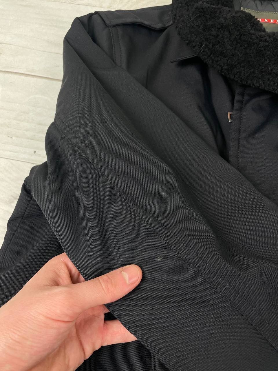 Prada Vintage Prada Sport Black Military Nylon Jacket Coat Luxury Size US M / EU 48-50 / 2 - 8 Thumbnail