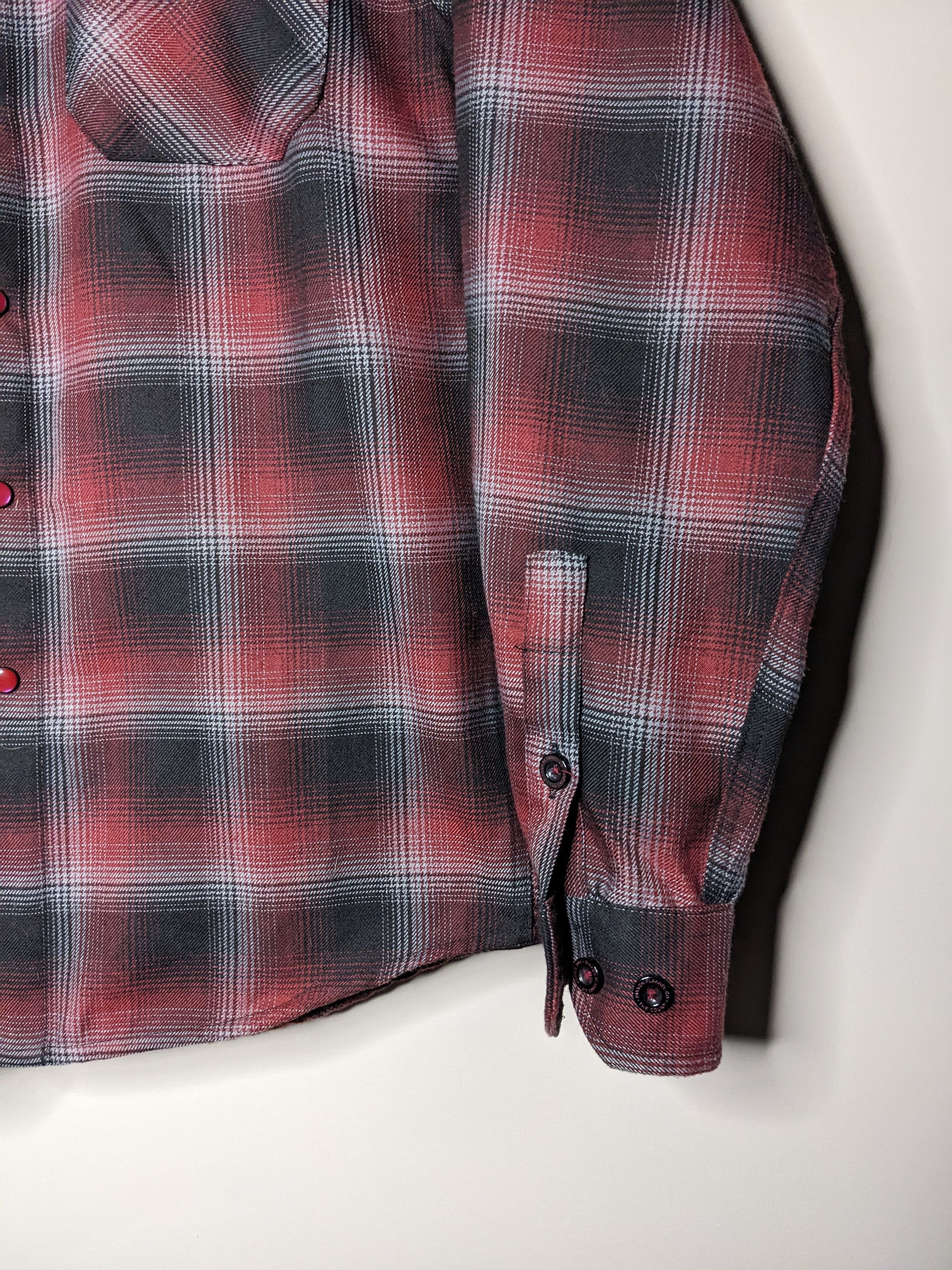 Dixxon Dixxon Flannel Plaid Pearl Snap Shirt The Count RARE Mens XS Size US XS / EU 42 / 0 - 5 Thumbnail