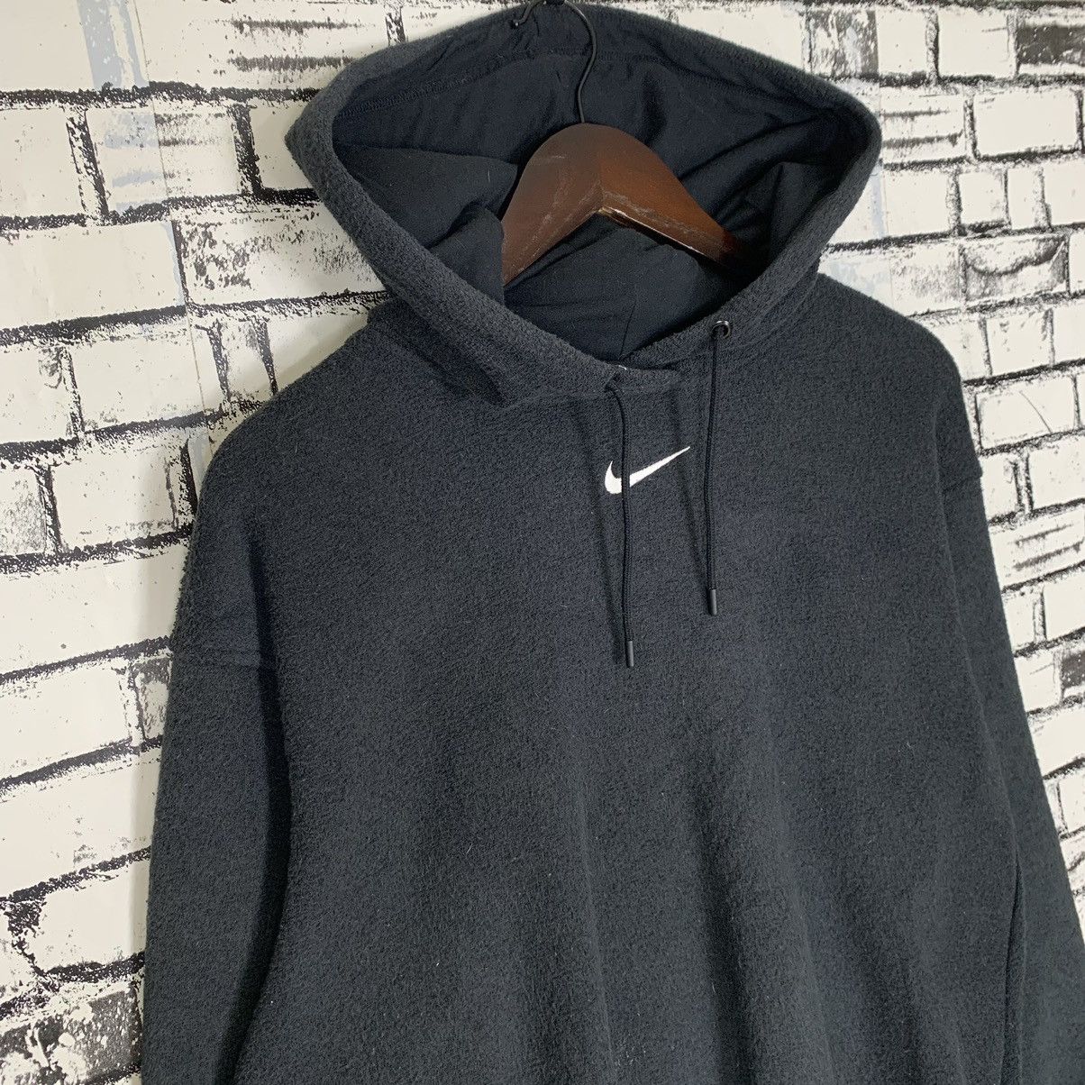 Nike × Vintage Nike Hoodie Nike Pullover Colour Black Sportwear Size US S / EU 44-46 / 1 - 5 Thumbnail