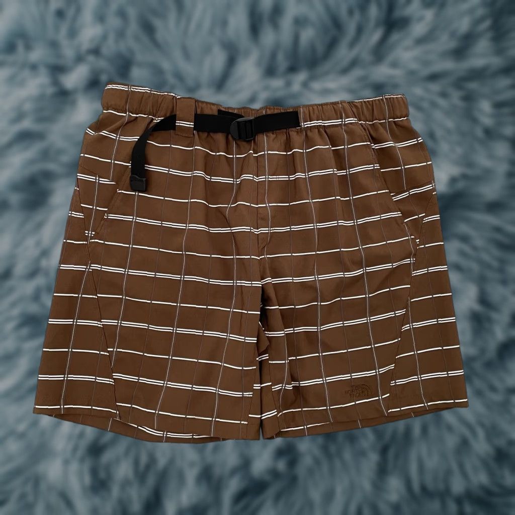 The North Face The North Face Shorts Men Large Belted Lined Outdoor Hiking Brown Mens Size US 33 - 1 Thumbnail