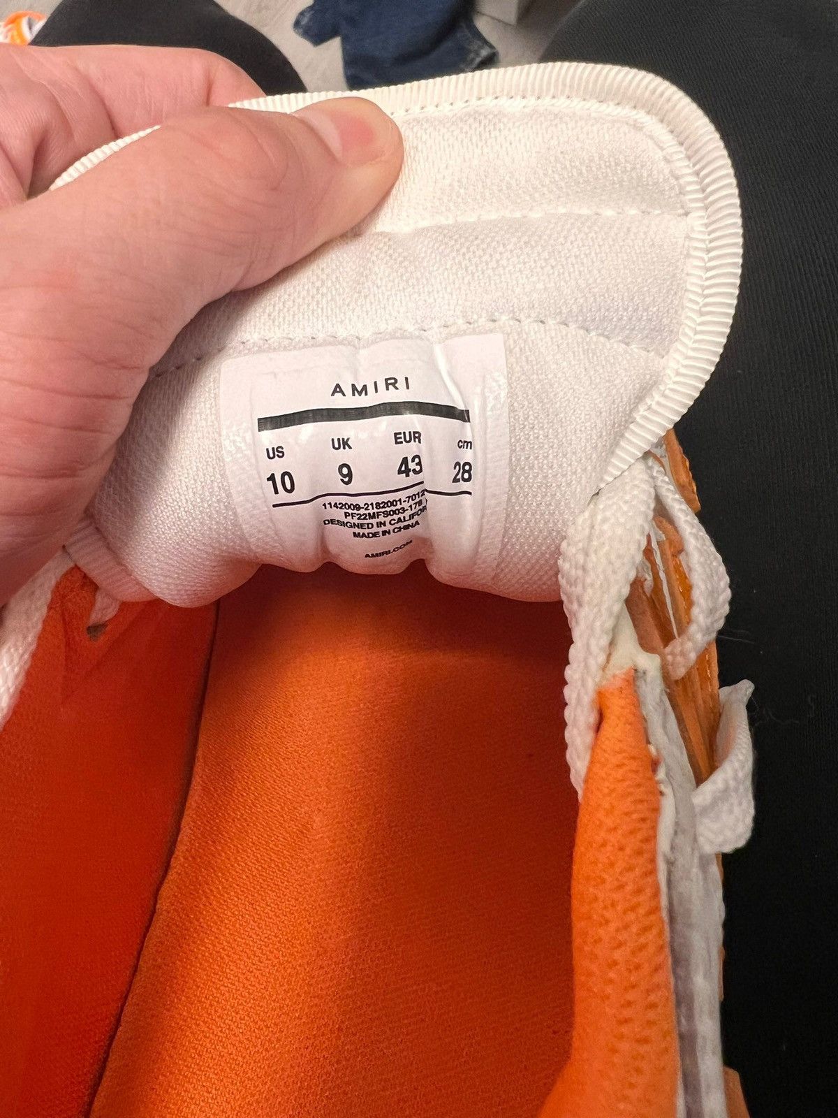 Amiri AMIRI skeleton low size 42 Size US 9 / EU 42 - 10 Thumbnail