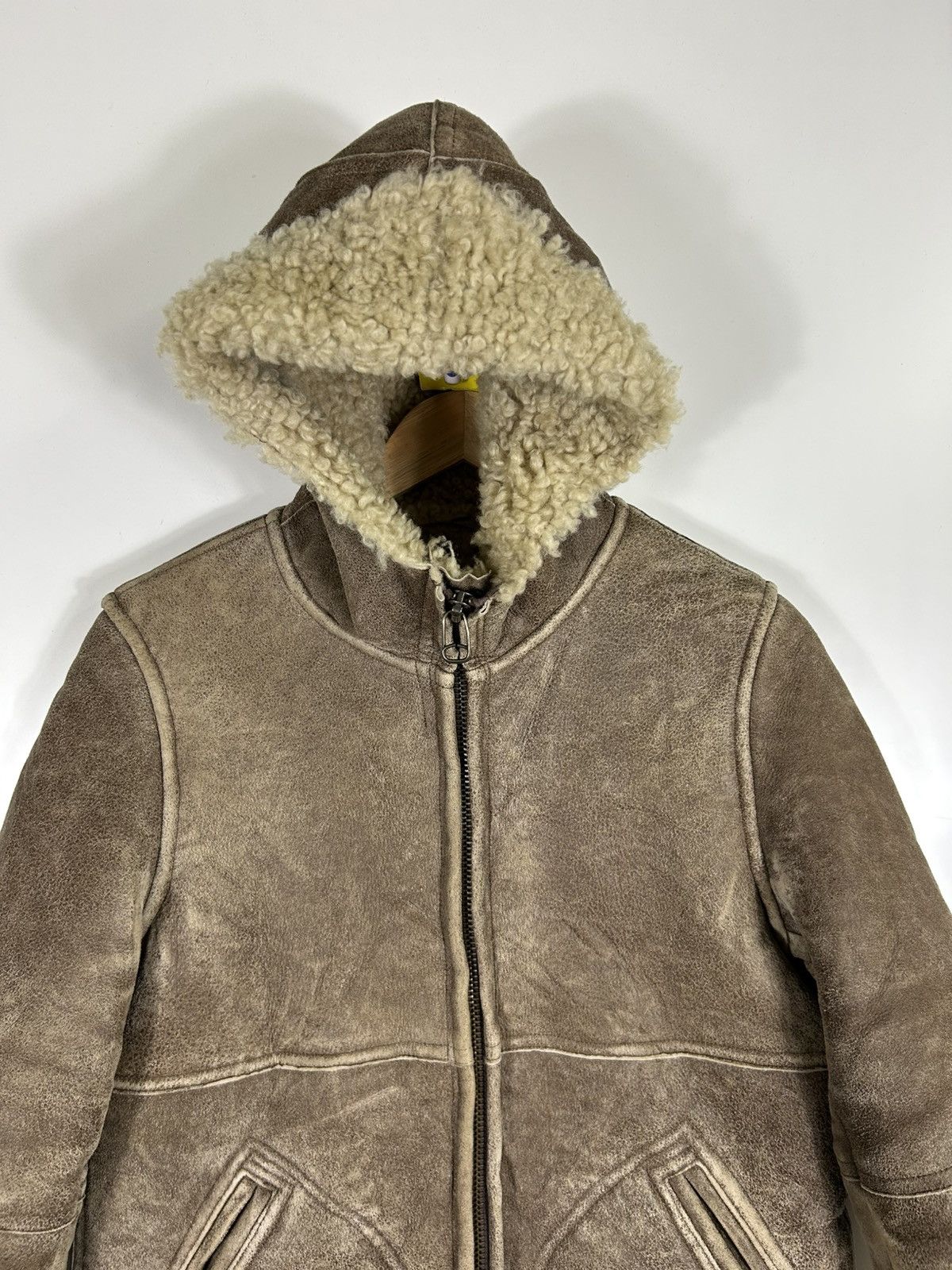 Leather 🔥Inpatchtys Kerri Lamb Hoodie Zipper Jacket Size US S / EU 44-46 / 1 - 4 Thumbnail