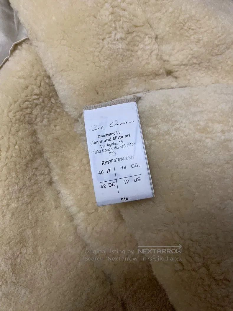 Rick Owens rick owens leather jacket with hood design. Size US L / EU 52-54 / 3 - 4 Thumbnail