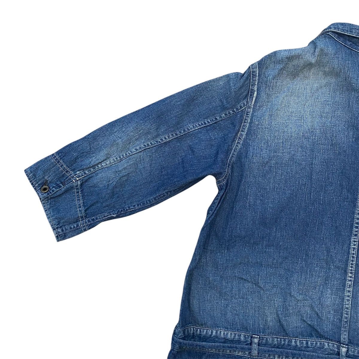 Johnbull Johnbull Japanese Denim Oversized Dress - Rare Vintage Look Size S / US 4 / IT 40 - 17 Thumbnail