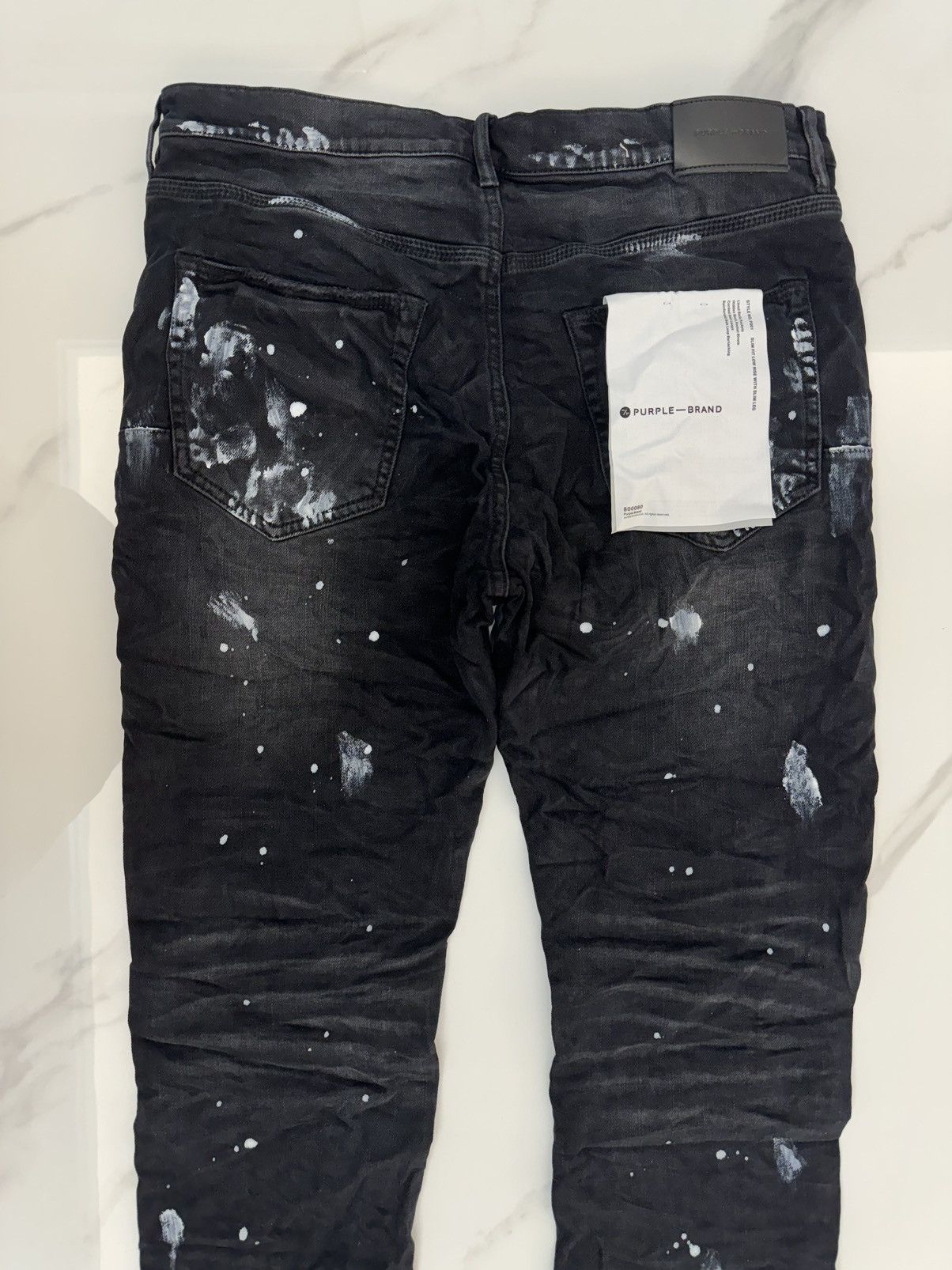 Purple P001 Black Resin Knee Slit | Grailed