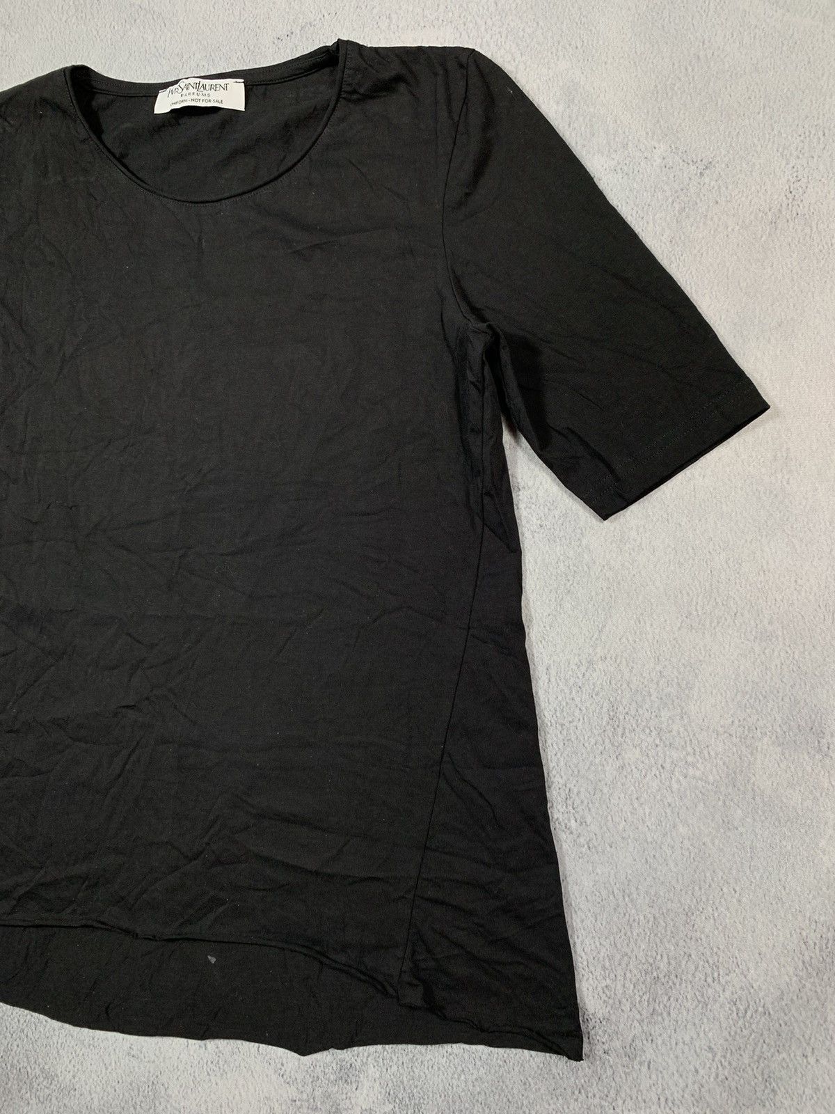 Yves Saint Laurent Vintage Y2K Yves Saint Laurent uniform biglogo tee size M Size M / US 6-8 / IT 42-44 - 9 Thumbnail
