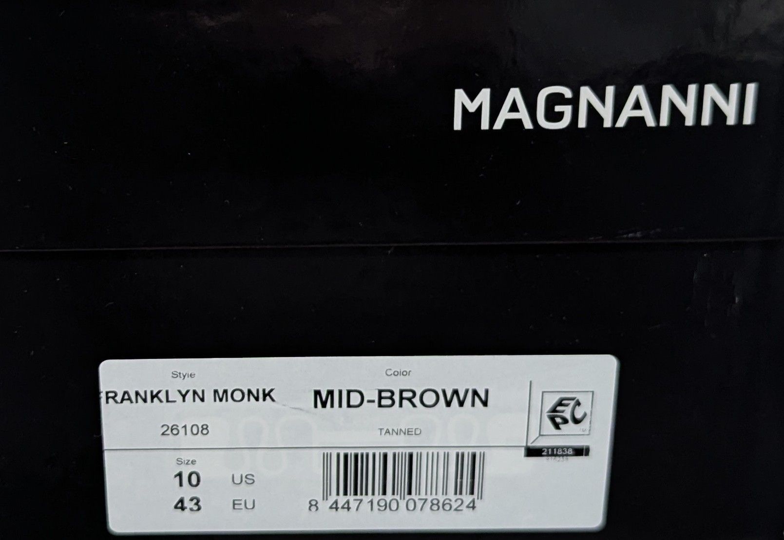 Magnanni Magnanni "Franklyn" Leather Double Monk Strap Shoes US 10 Size US 10 / EU 43 - 8 Thumbnail