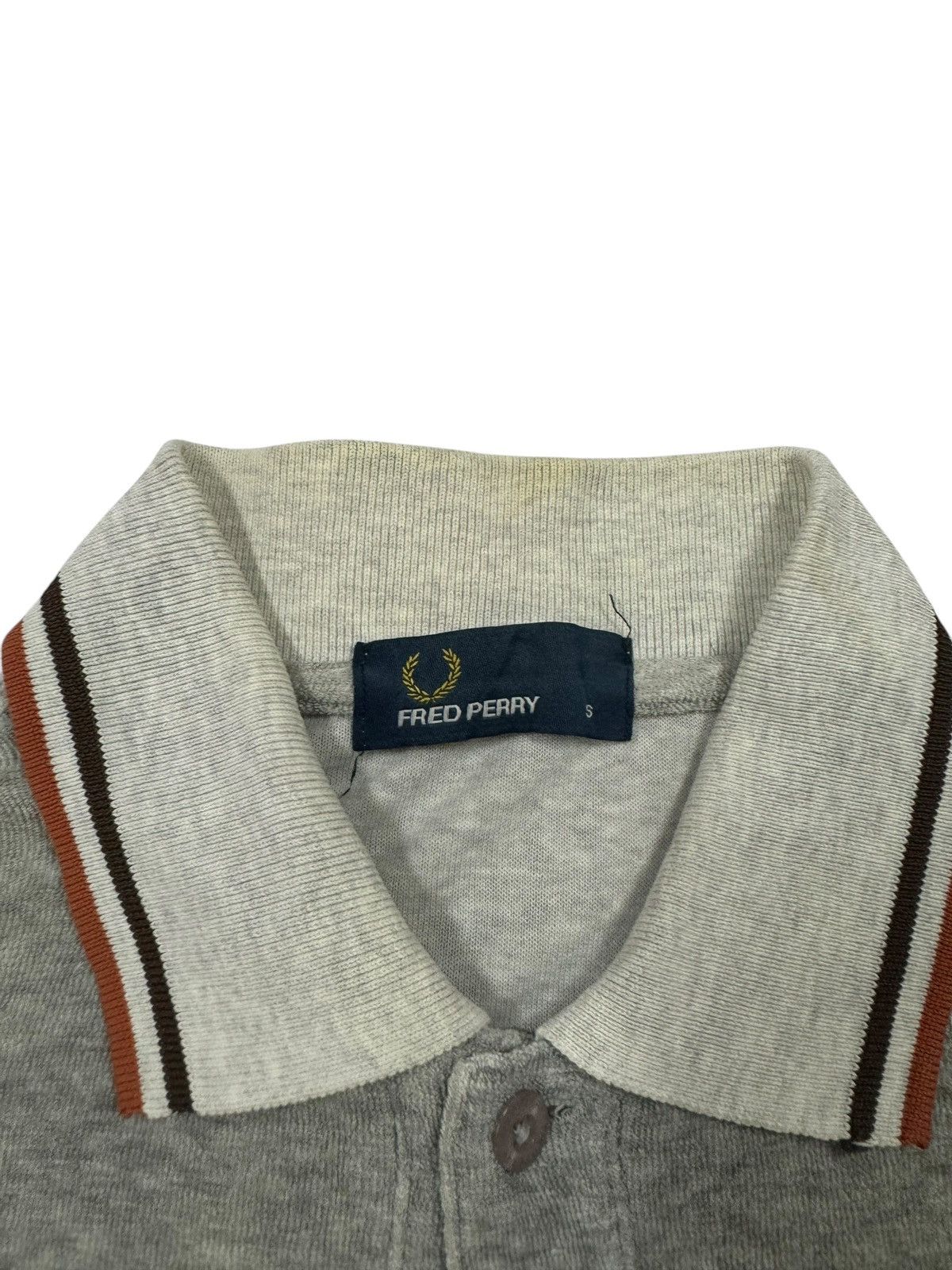 Fred Perry Fred Perry Terry Cloth Button Ups Long Polo Tee Size S / US 4 / IT 40 - 9 Thumbnail