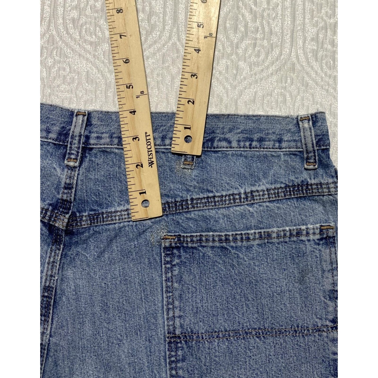Wrangler Wrangler Jeans Mens 38x30 Blue Carpenter Hammer Loop Workwear Denim Utility Size US 38 / EU 54 - 3 Thumbnail