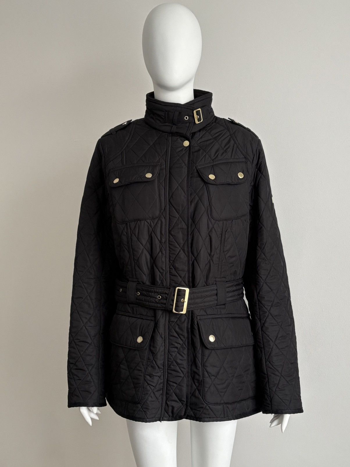 Barbour Barbour International Tourer Polarquilt Black Jacket 14 XXL Size XXL / US 16-18 / IT 52-54 - 3 Thumbnail