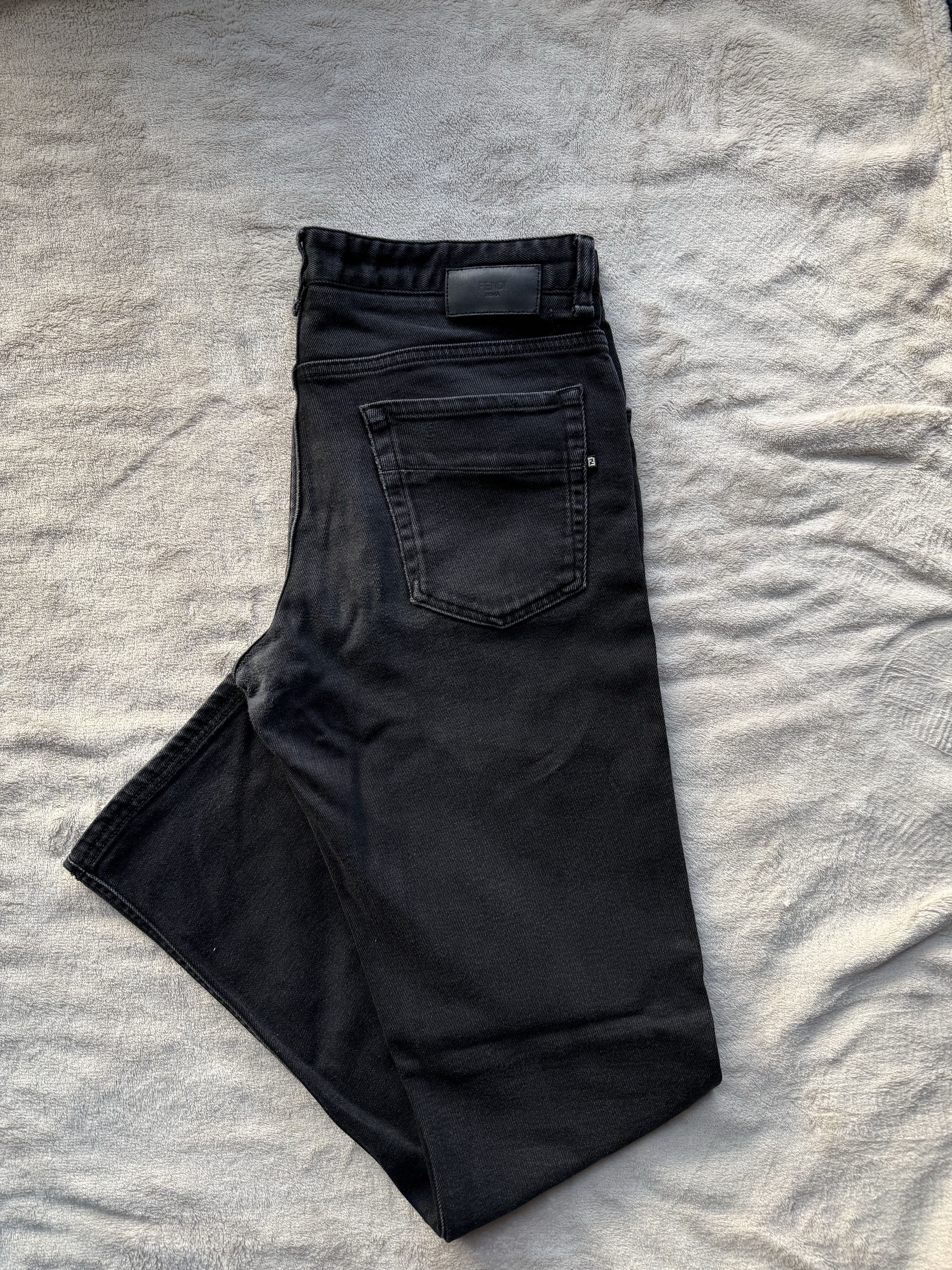 Fendi Fendi black men`s jeans Size US 34 / EU 50 - 1 Thumbnail