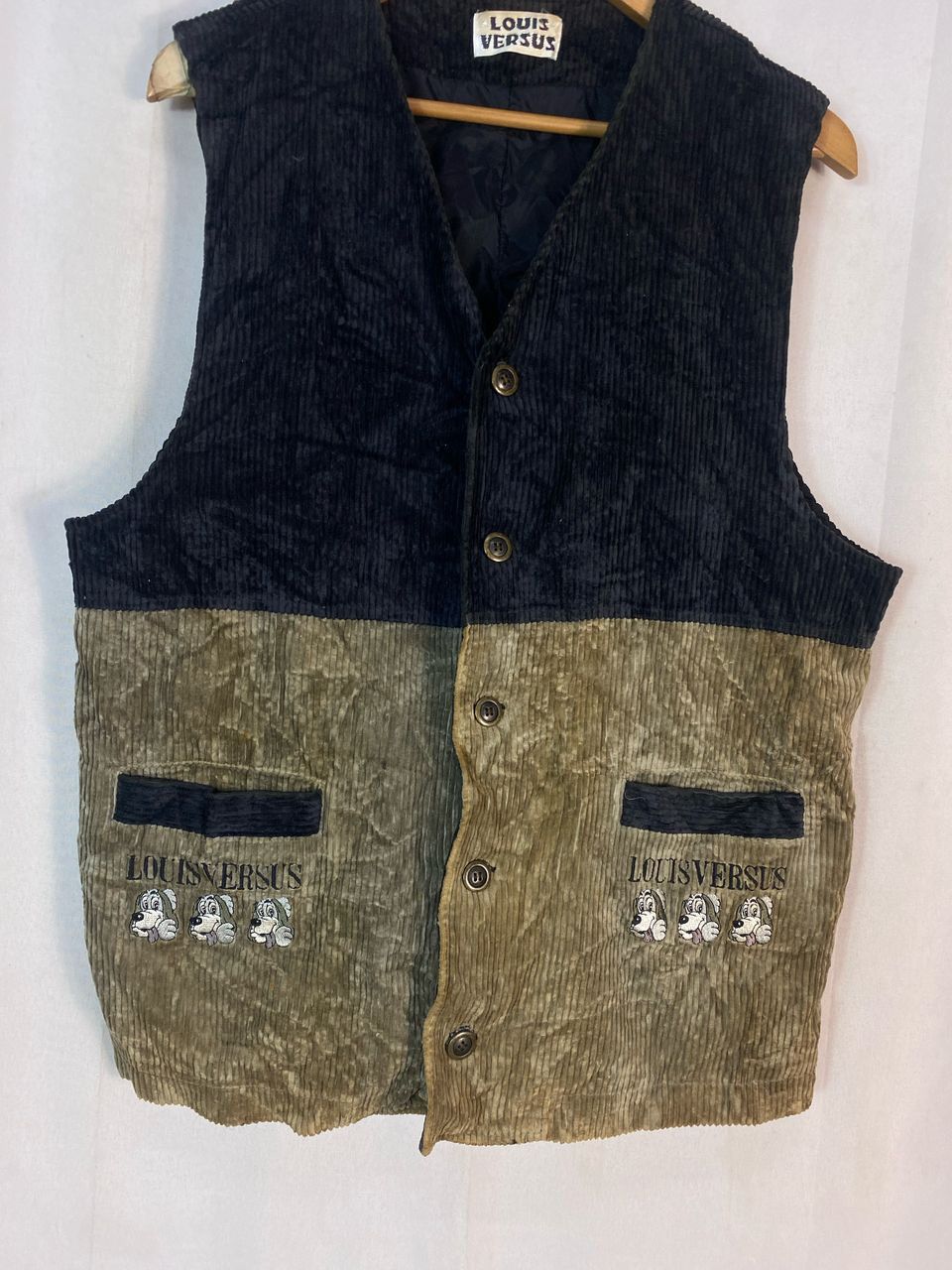 Japanese Brand × Vintage Louis versus cudroy embroidered logo vest Size US S / EU 44-46 / 1 - 4 Thumbnail