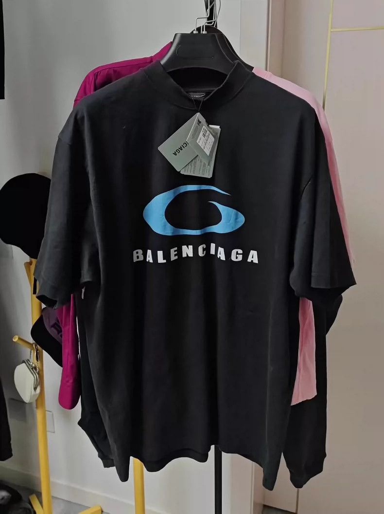 Balenciaga Balenciaga Single ring logo made old short sleeve Size US XS / EU 42 / 0 - 1 Thumbnail