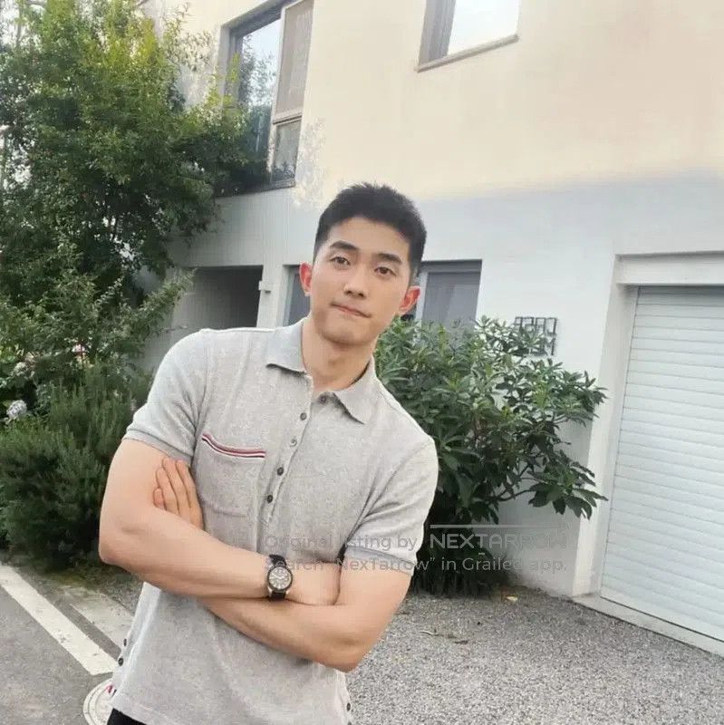 Thom Browne Thom Browne Gray Short-Sleeve Cotton T-Shirt . Size US S / EU 44-46 / 1 - 7 Thumbnail