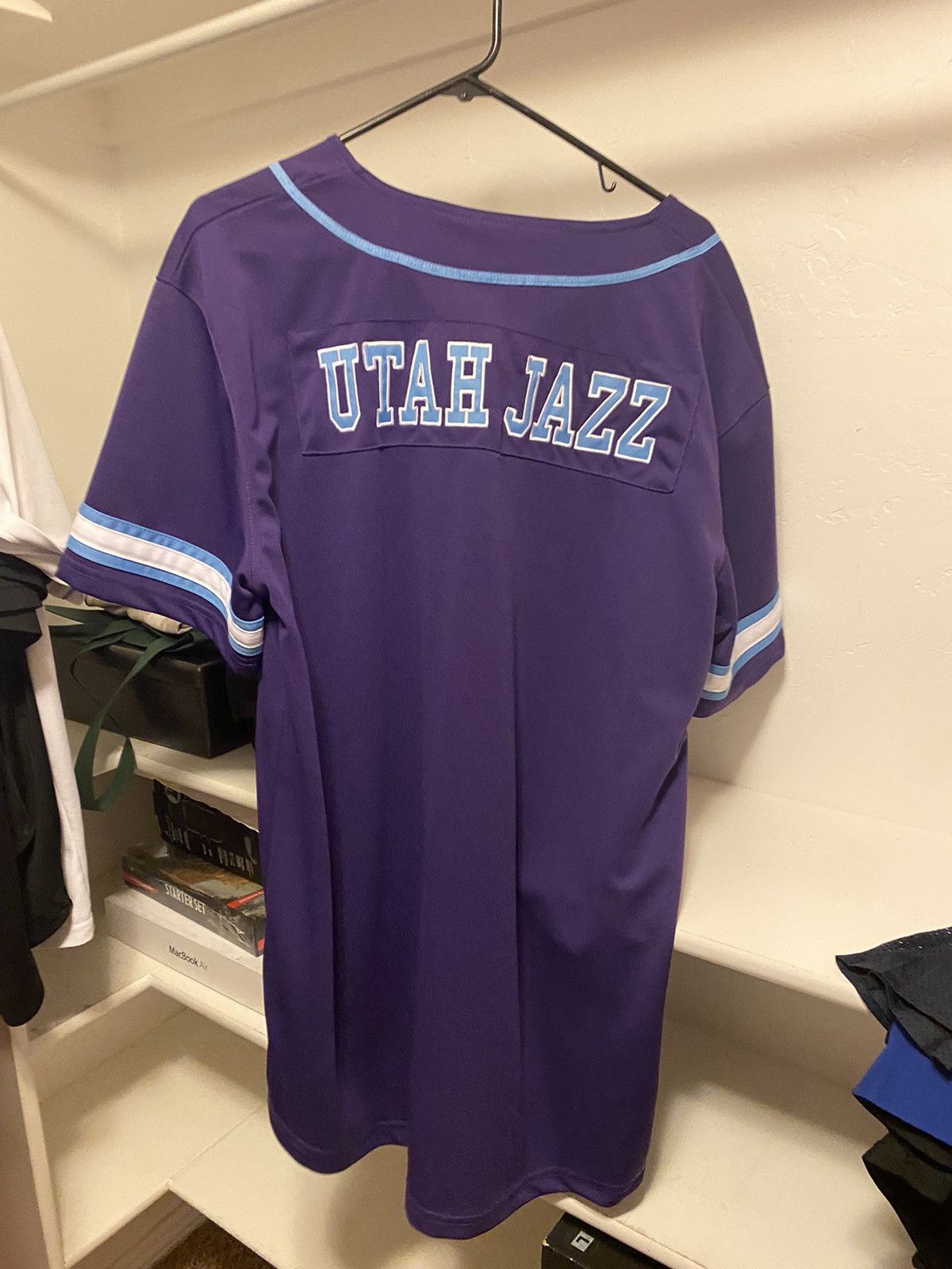 Vintage Utah Jazz Baseball Style Jersey Size US L / EU 52-54 / 3 - 1 Thumbnail