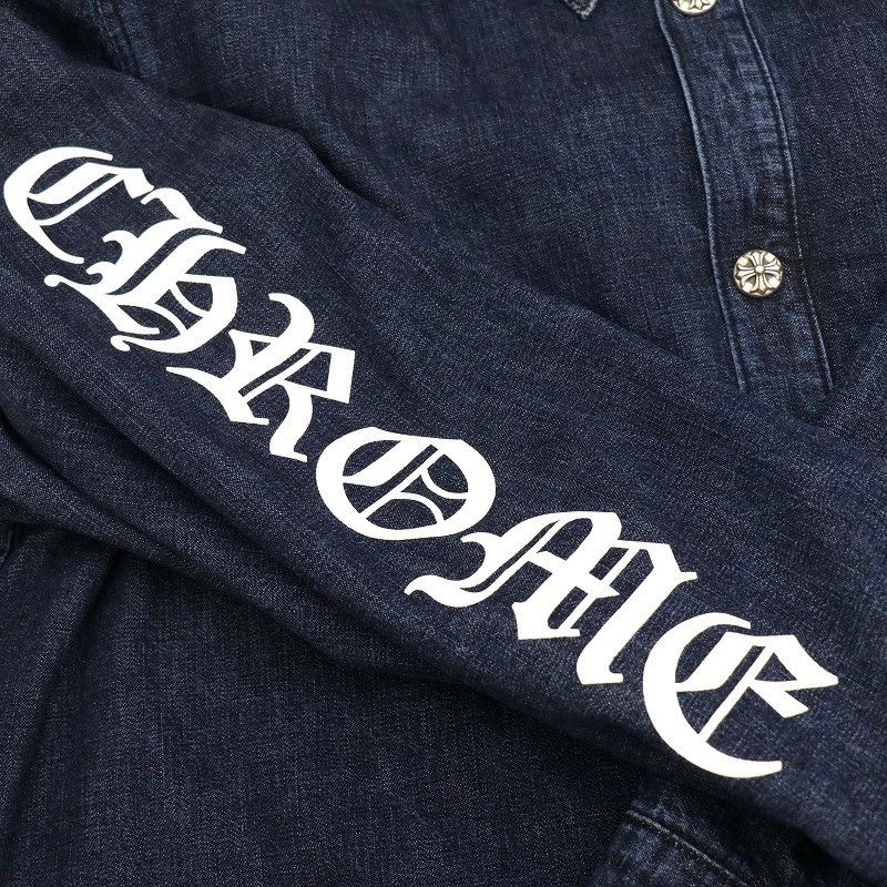 Chrome Hearts Chrome Hearts Denim Work'N Shirt Size US XL / EU 56 / 4 - 5 Thumbnail