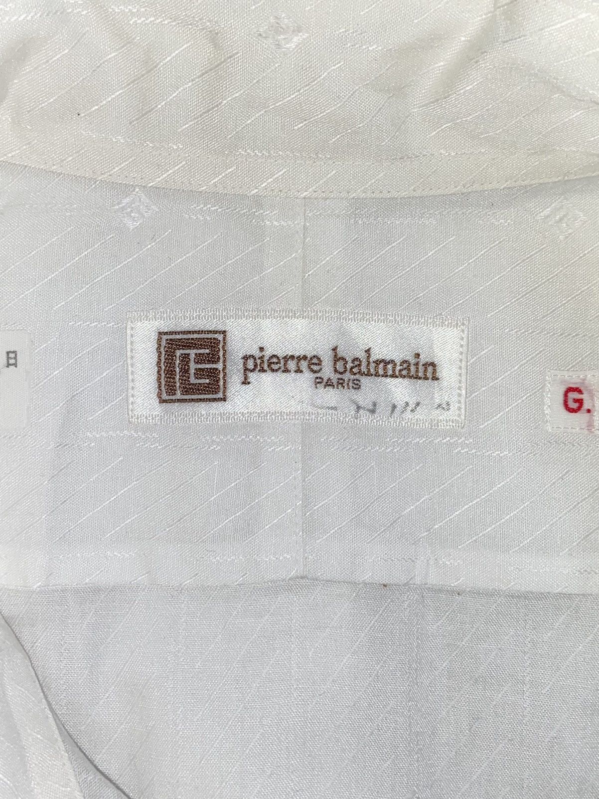 Pierre Balmain PIERRE BALMAIN White Shirt Size US S / EU 44-46 / 1 - 12 Thumbnail