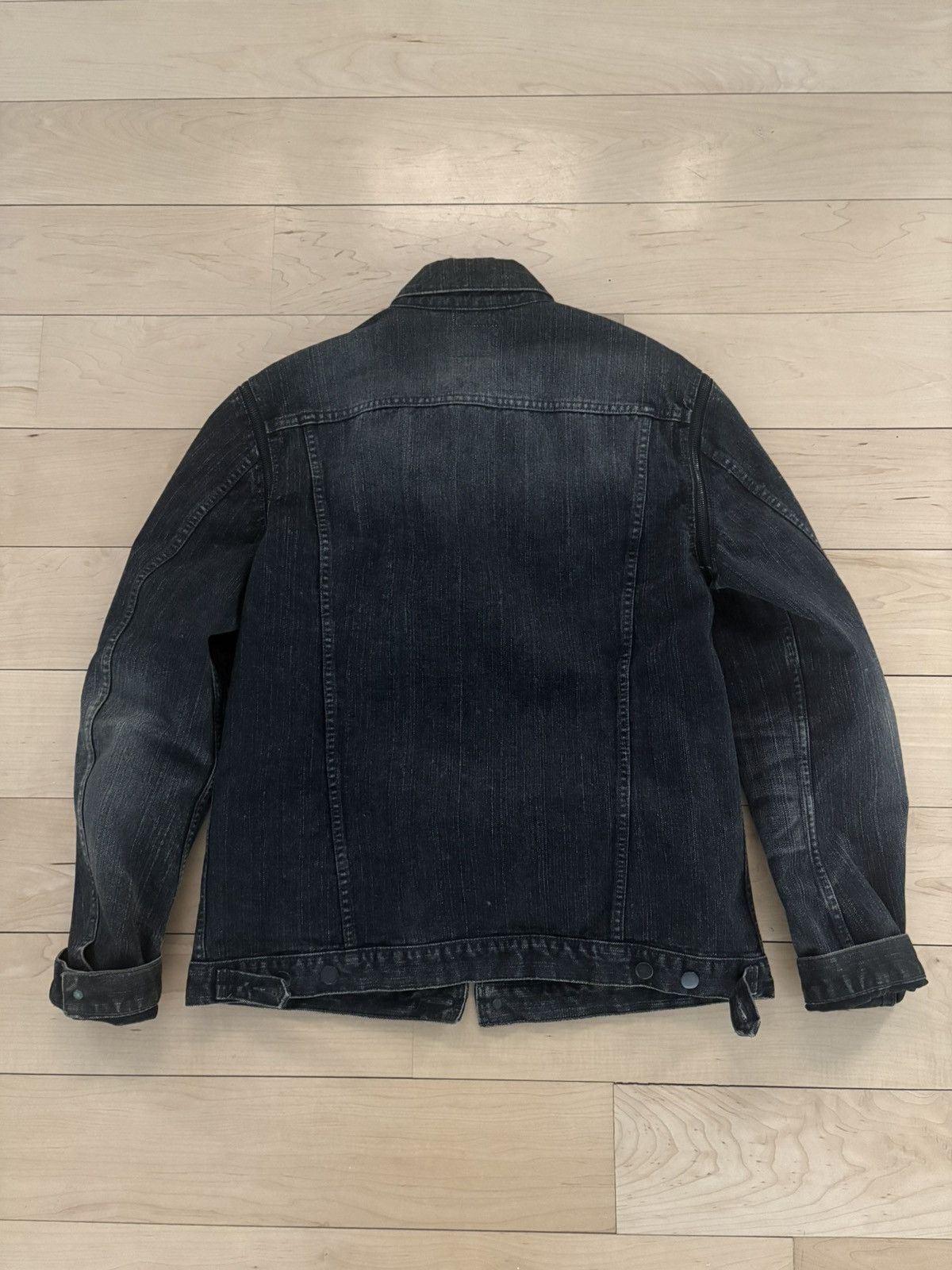 Number (N)ine Number (N)ine SS04 Convertible Denim Trucker Jacket Size US L / EU 52-54 / 3 - 4 Thumbnail