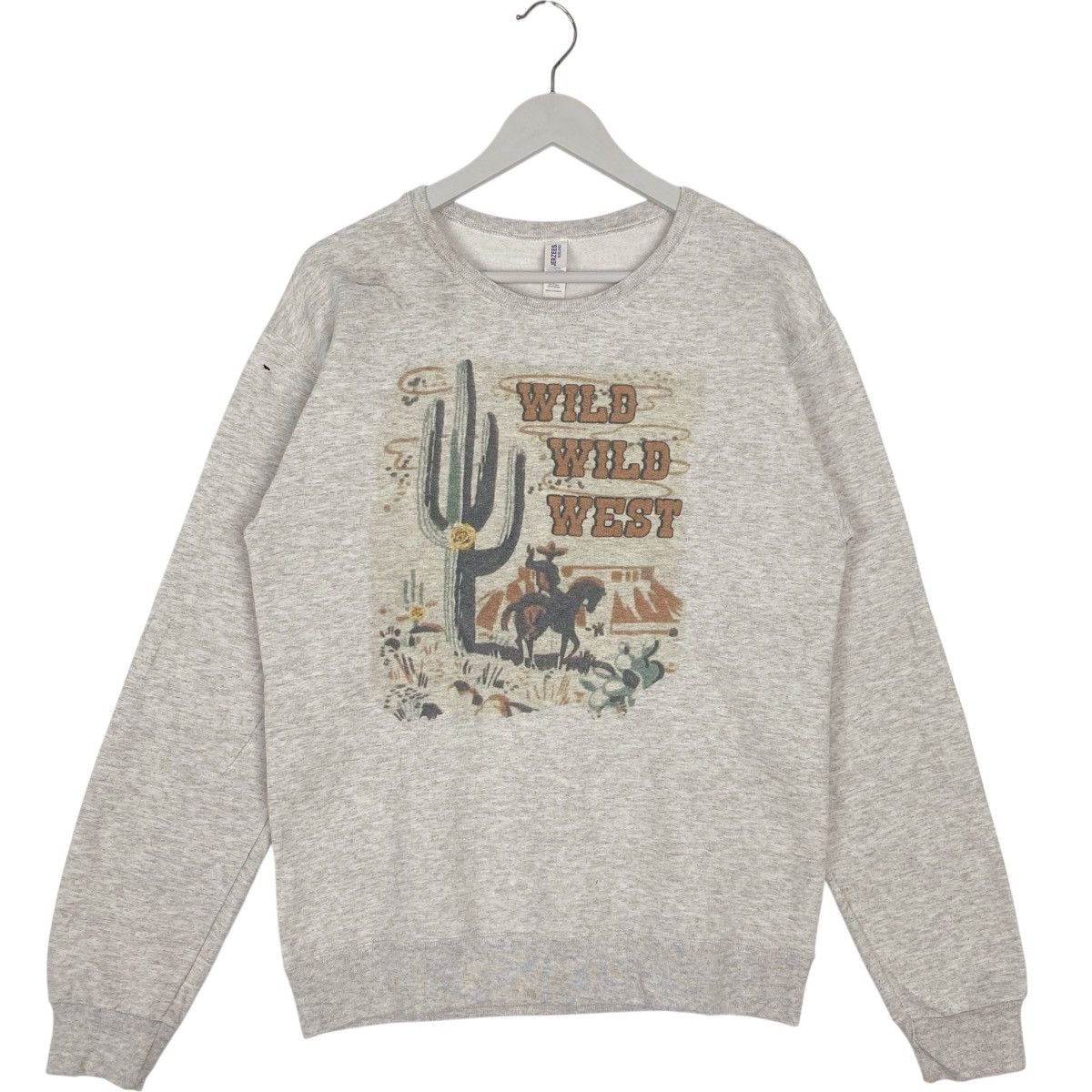 Other Vintage Wild Wild West Movie Sweatshirt Crewneck Grey Size US S / EU 44-46 / 1 - 1 Thumbnail