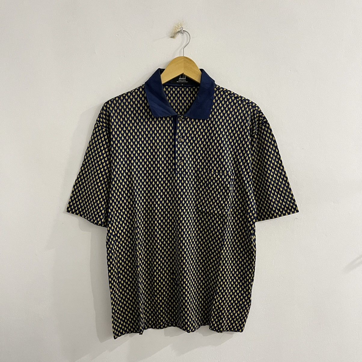 Alfred Dunhill Unique Boat Multi Patterned Poloshirt By Dunhill - JUN25 Size US M / EU 48-50 / 2 - 1 Thumbnail