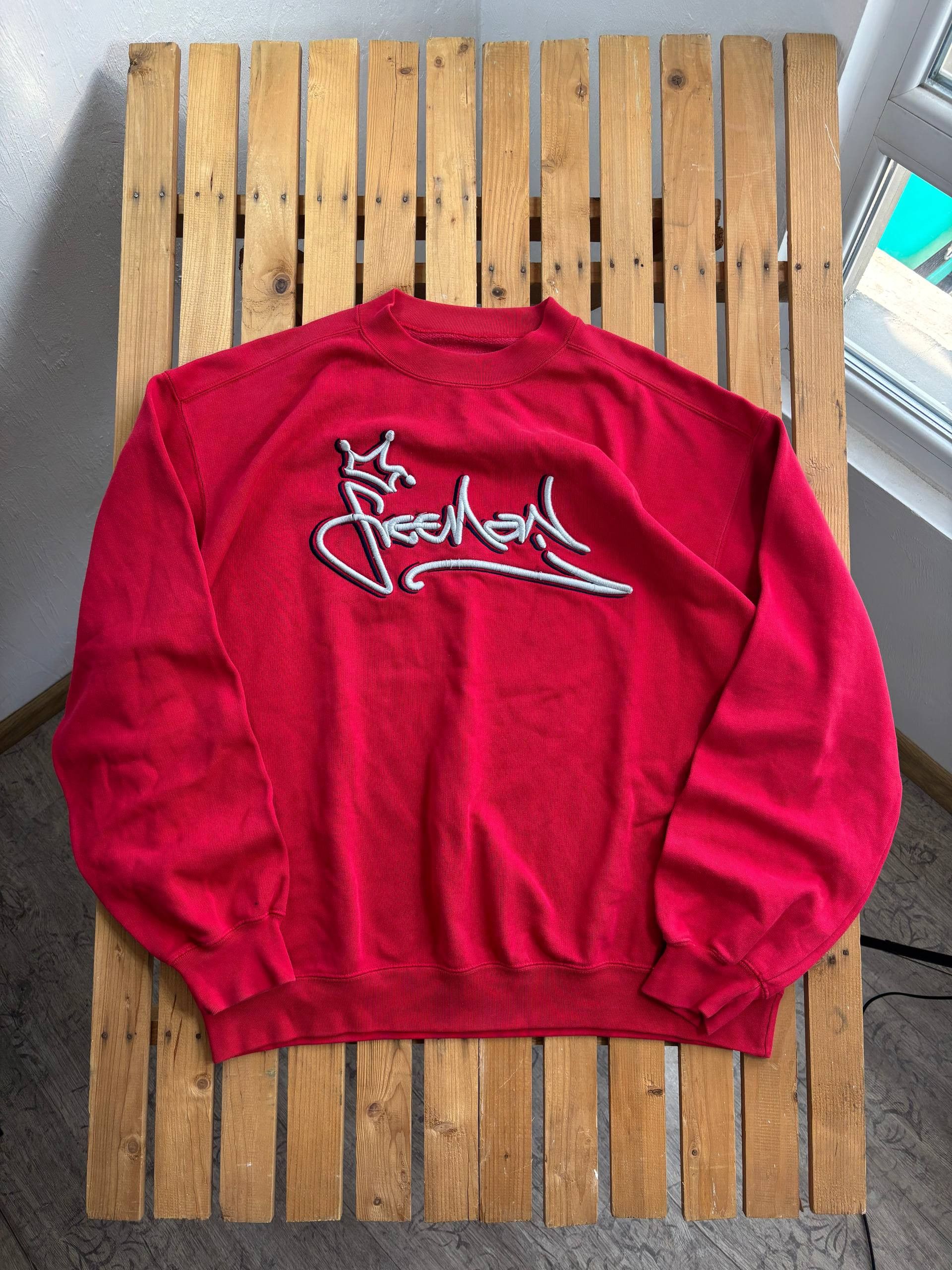 JNCO 00s RAP Vintage JNCO Style Boxy Skategang Thick Sweatshirt Size US L / EU 52-54 / 3 - 1 Thumbnail