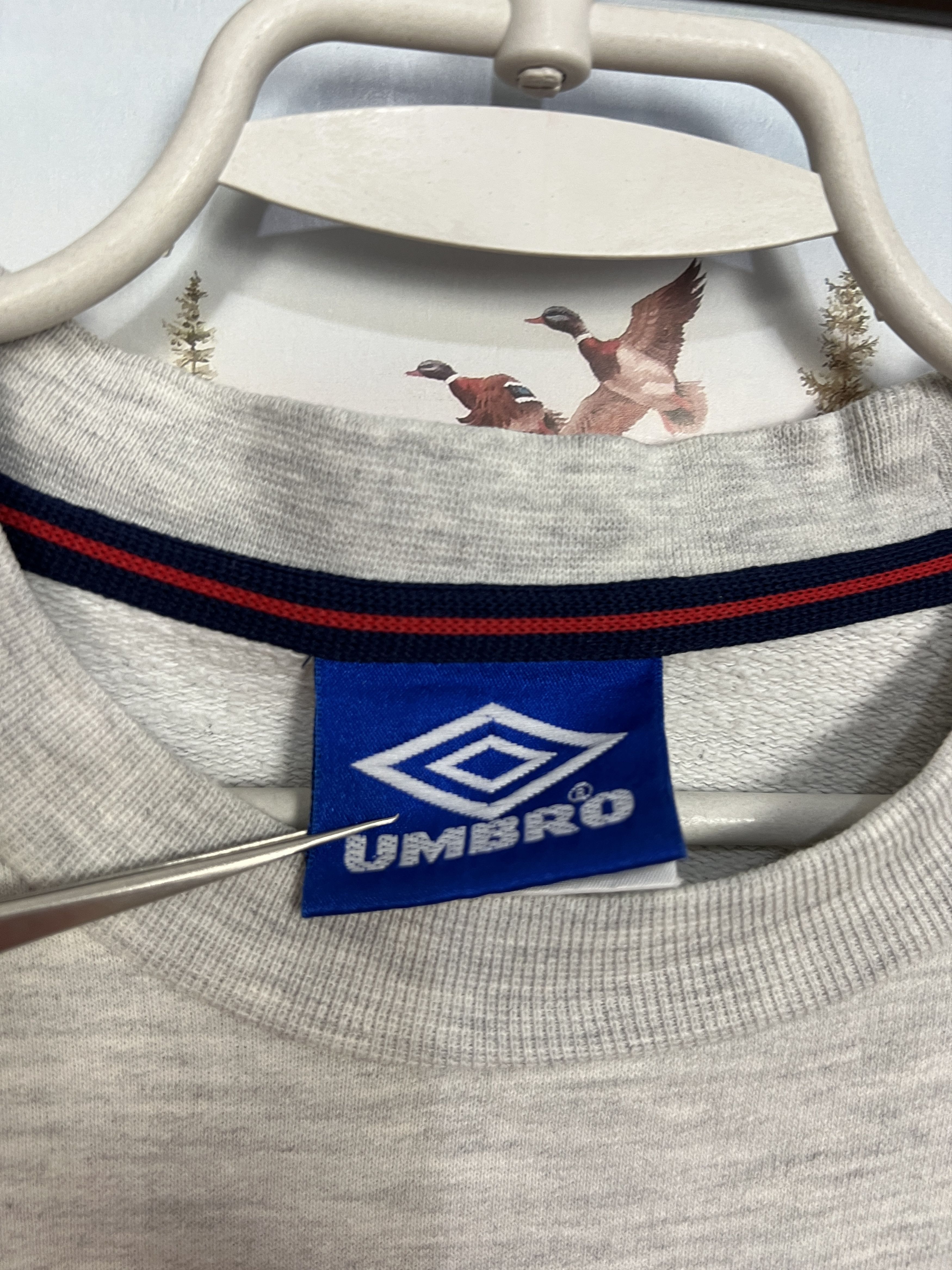 Umbro England Football Sweatshirt Soccer Crewneck Track Top Size US XL / EU 56 / 4 - 6 Thumbnail