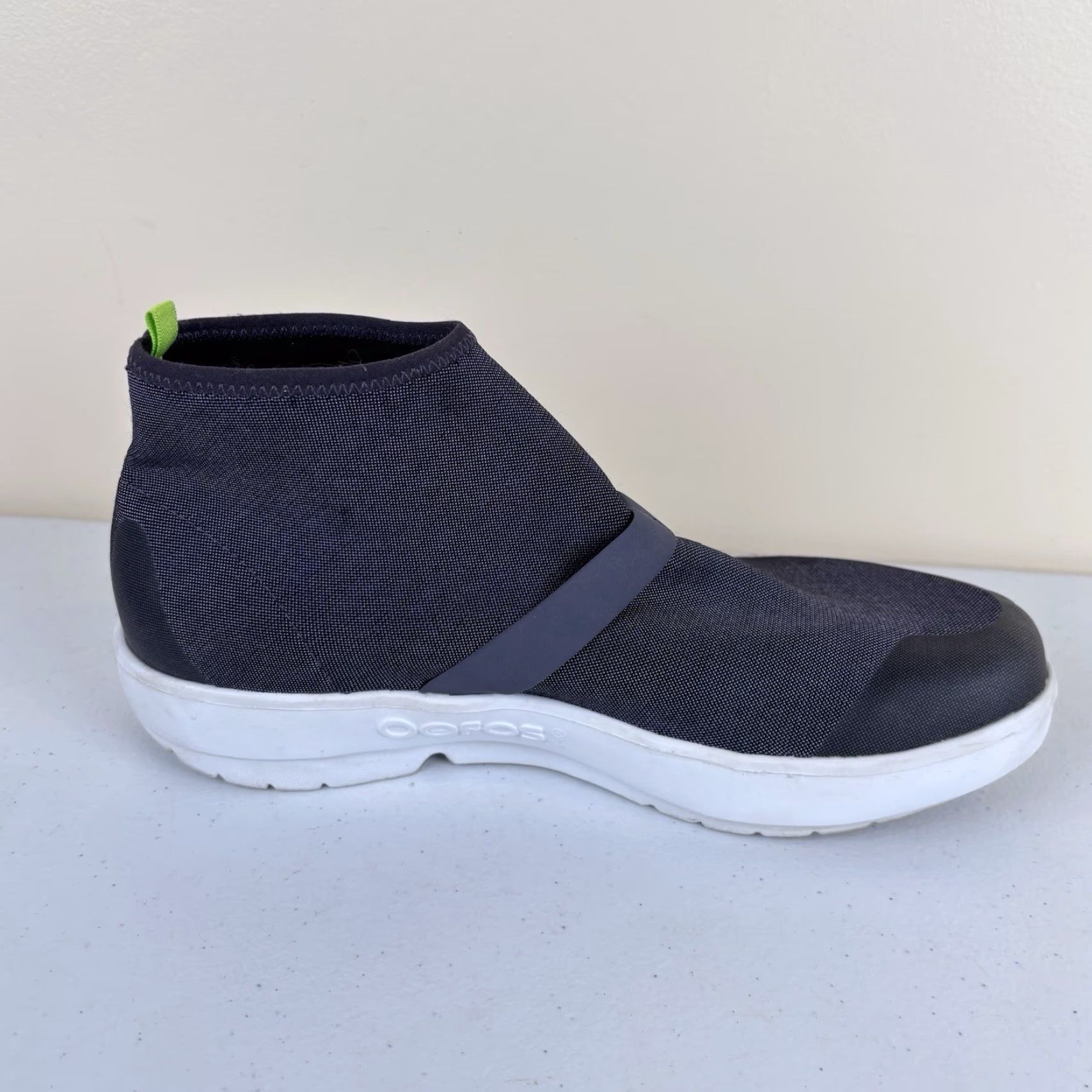 Vintage OOFOS Oomg Fibre Slip-On High Top Boots Womens 9.5 Heather Blue Recovery Slip-On Shoes Size L / US 10 / IT 46 - 5 Thumbnail