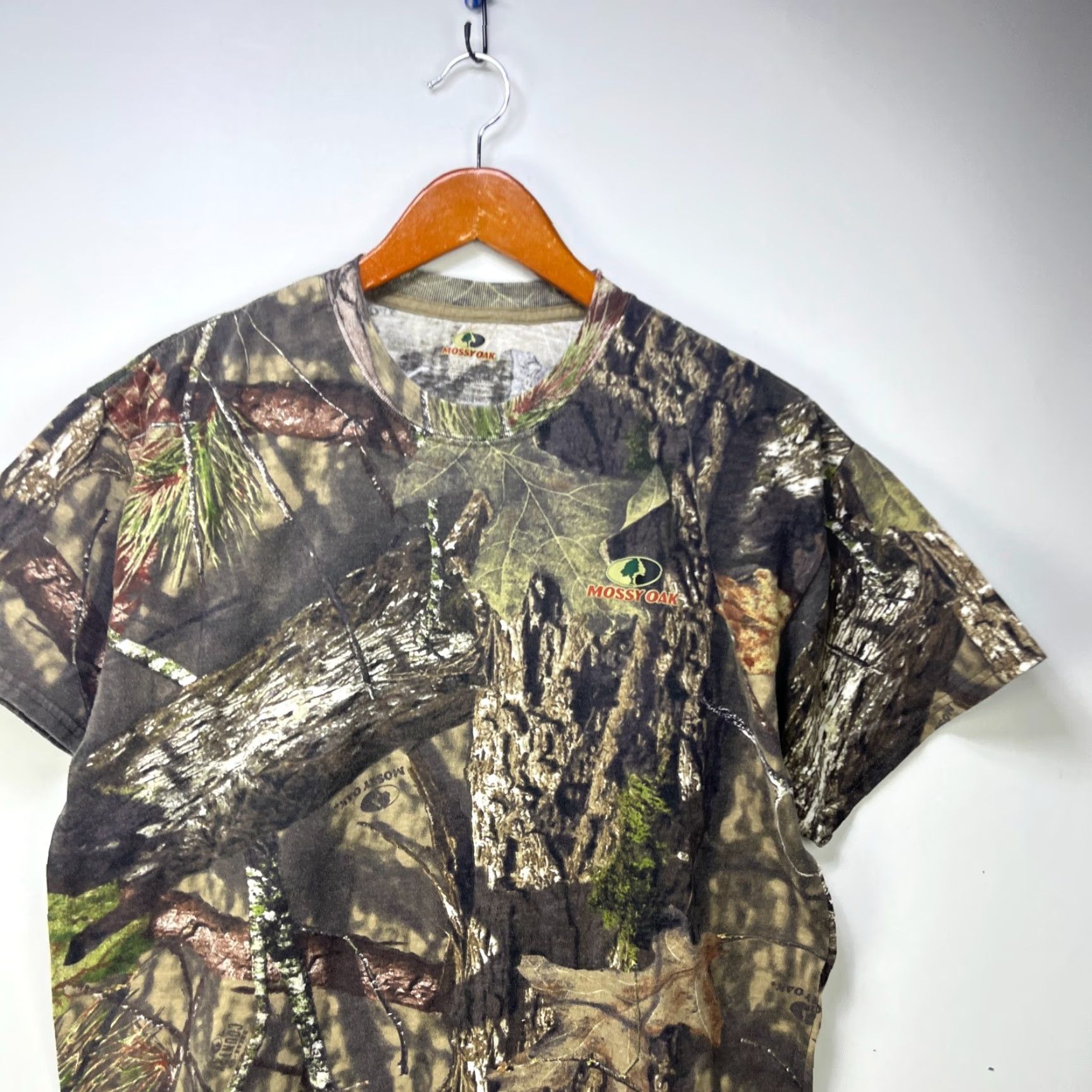 Vintage VINTAGE Mossy Oak Tree Camo T-Shirt Large Men Size US L / EU 52-54 / 3 - 2 Thumbnail