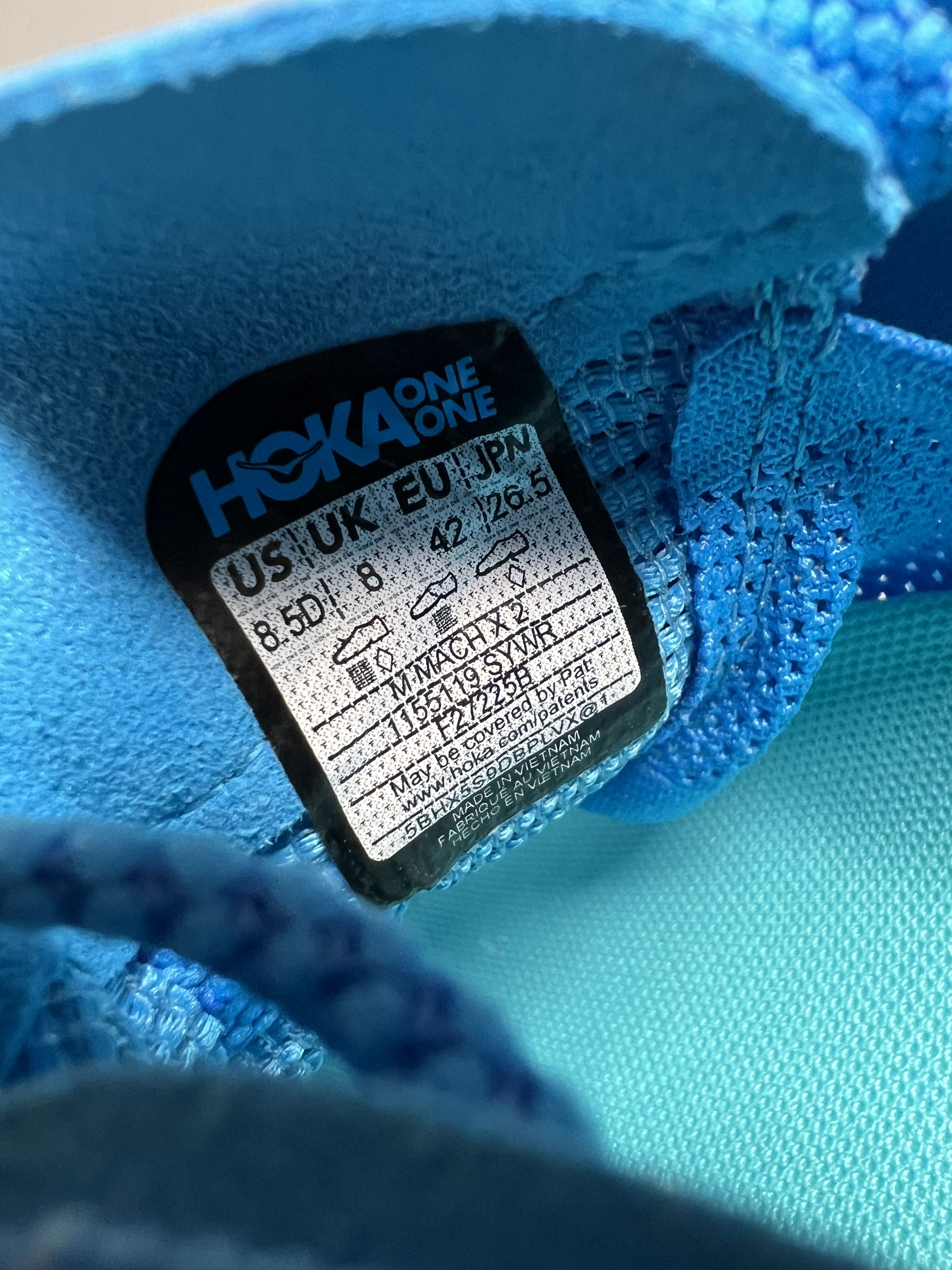 Hoka 8.5D Hoka One One Mach X 2 Running Shoes Carbon Plate Size US 8.5 / EU 41-42 - 10 Thumbnail