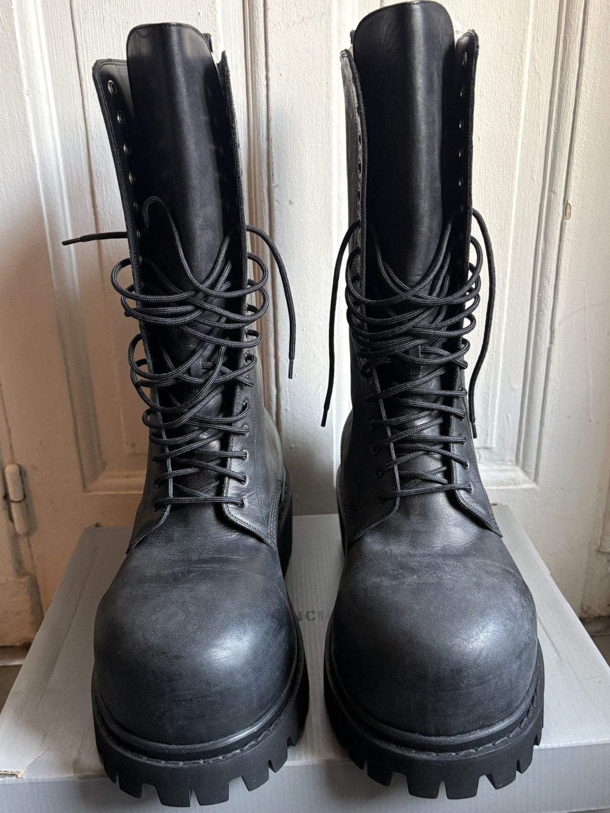 Balenciaga Balenciaga Runway Stomper High Boots Size US 11 / EU 44 - 4 Thumbnail