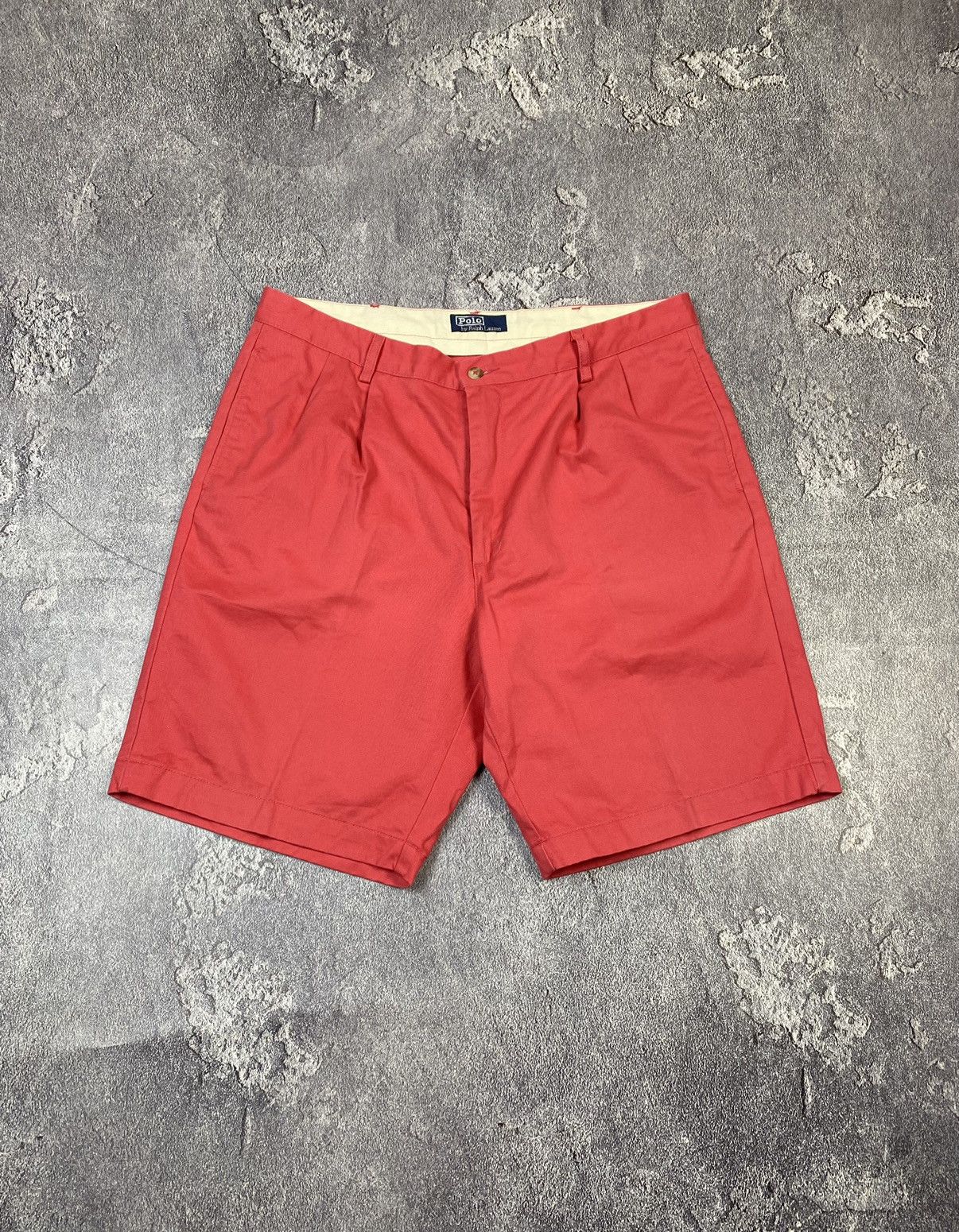 Polo Ralph Lauren Vintage 90s Polo Ralph Lauren Red Chino Shorts Preppy Style Size US 36 / EU 52 - 5 Thumbnail