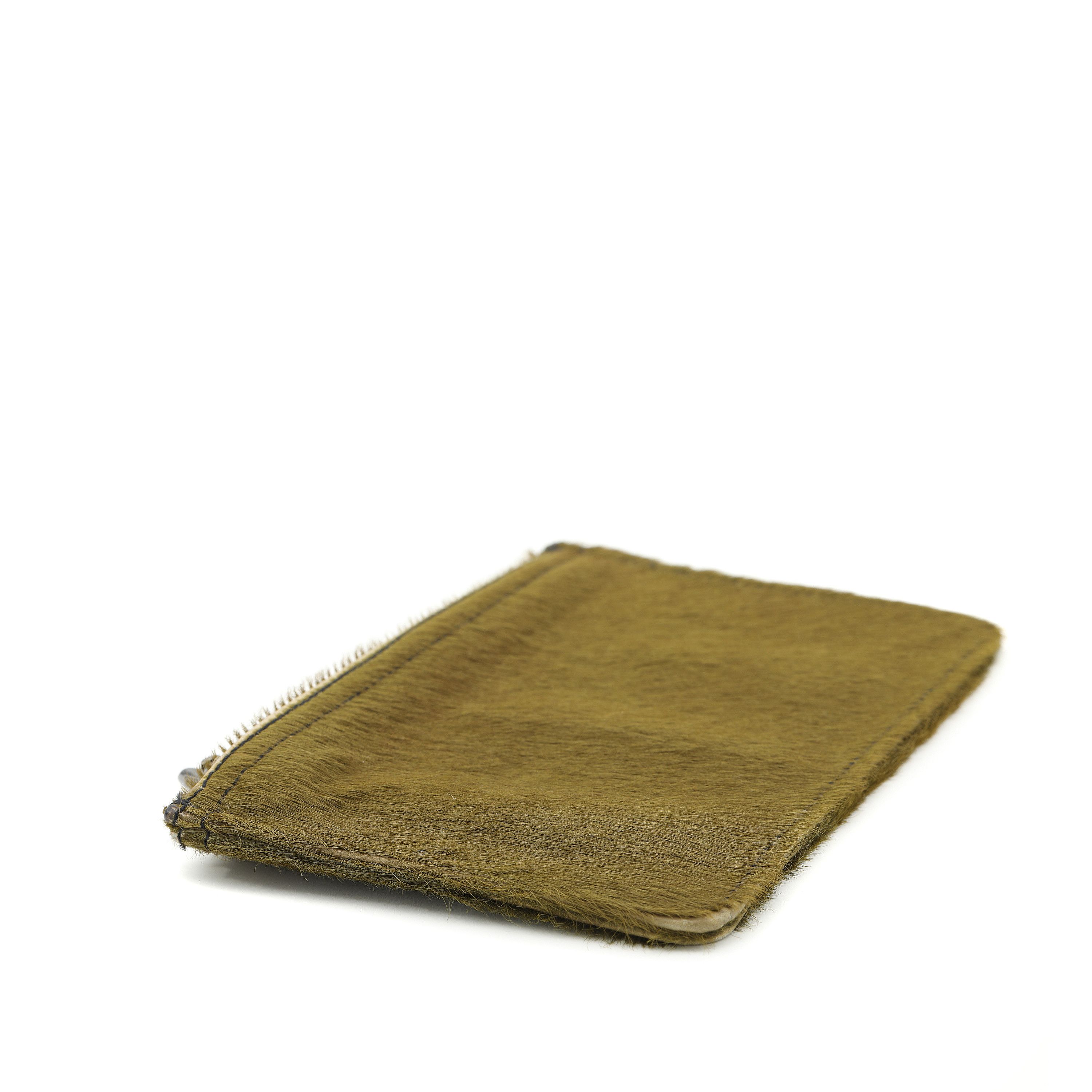 Chrome Hearts Mohair Green Zip Wallet Size ONE SIZE - 3 Thumbnail