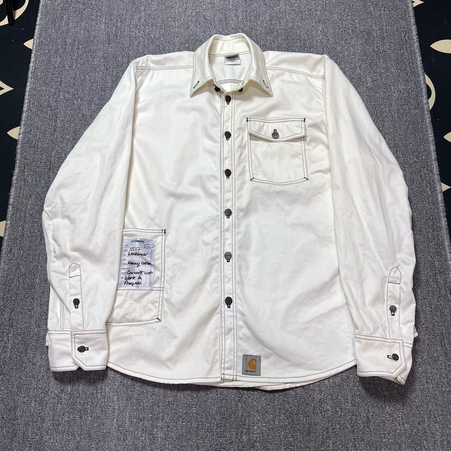 Vetements Vetements Oversized White Shirt XS Men Size US XS / EU 42 / 0 - 1 Thumbnail