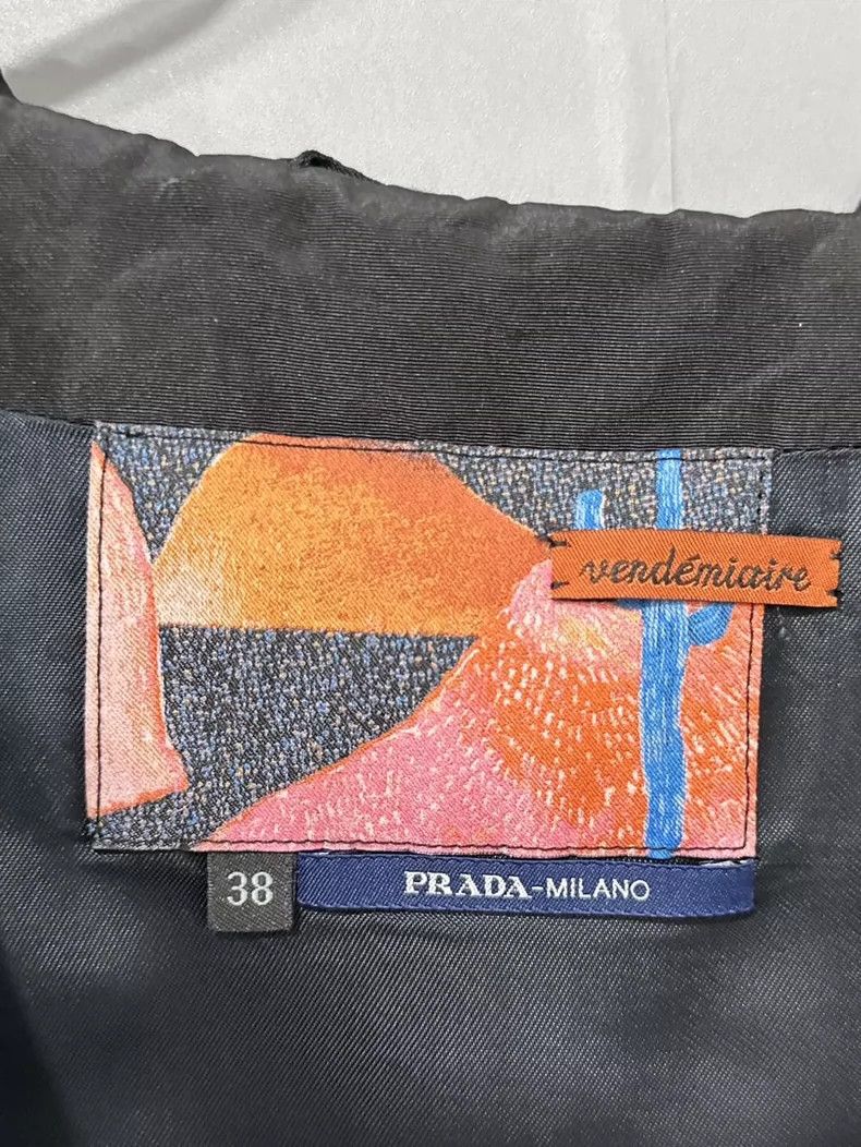 Prada Prada Size 38 Show style art print zipper jacket 2502-Nex Size US S / EU 44-46 / 1 - 5 Thumbnail