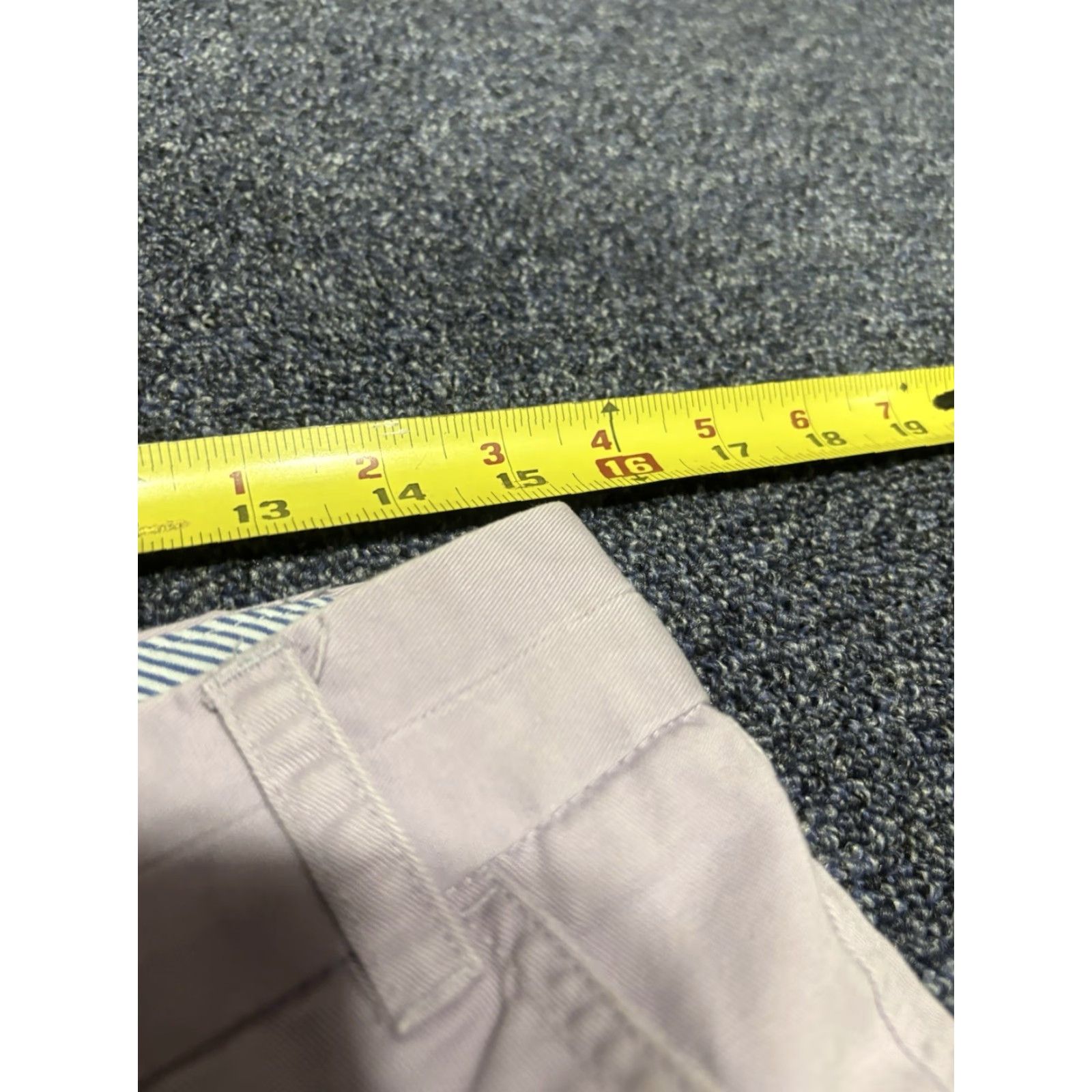 CLOSED J Crew Womens Cotton Zip Pocketed Chino Shorts Size 4 Purple 2" Inseam Modern Fit, Casual Size 27" / US 4 / IT 40 - 3 Thumbnail
