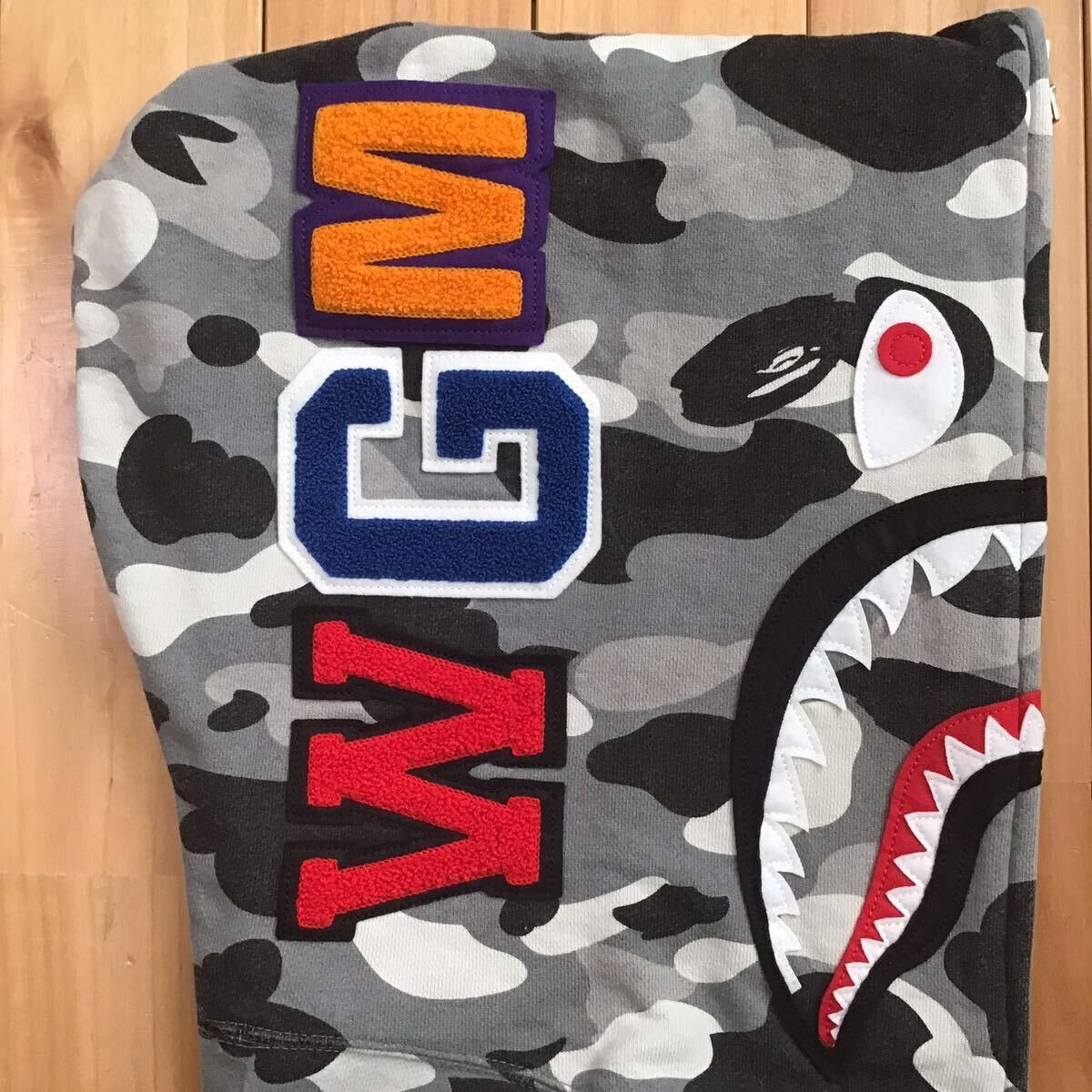 Bape × Nigo 🔥NFS limited🔥 BAPE camo shark full zip hoodie a bathing ape Size US M / EU 48-50 / 2 - 4 Thumbnail