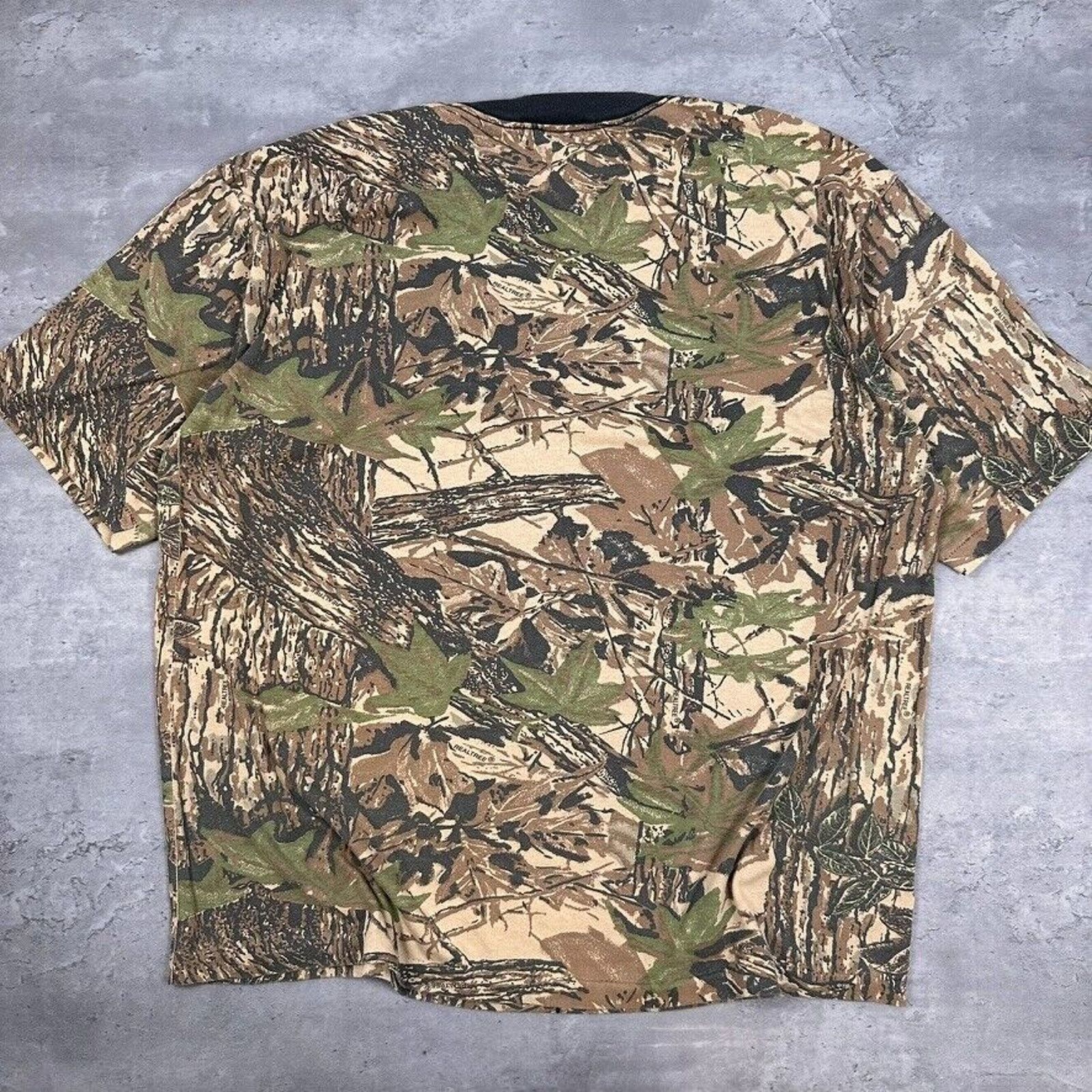 Realtree × Vintage Vintage Single Stitch Realtree Tree Camo Pocket T Shirt Size US XL / EU 56 / 4 - 4 Thumbnail