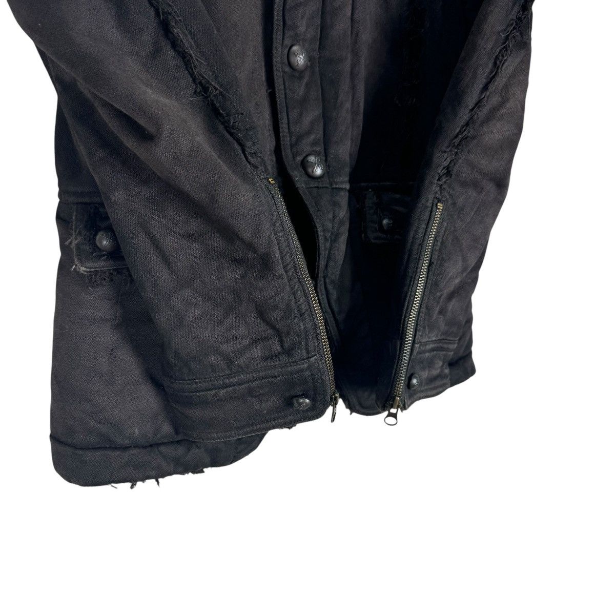 If Six Was Nine × Japanese Brand × Le Grande Bleu (L.G.B.) ☀️HAIB DECONSTRUCT SHERPA FADED BLACK JACKET Size US S / EU 44-46 / 1 - 7 Thumbnail