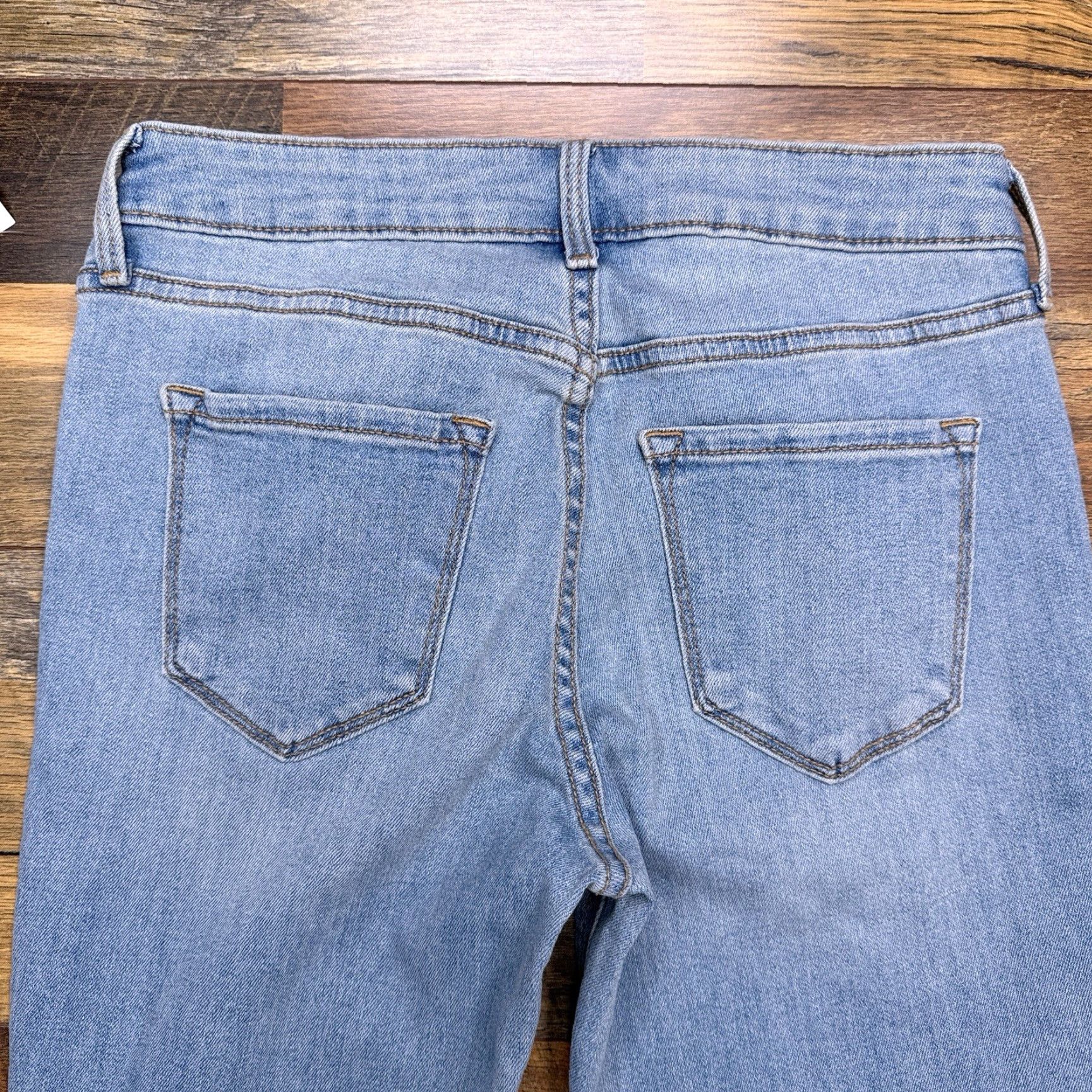 Old Navy Old Navy Jeans Bootcut Womens 4 Short Denim Cotton Blend Stretch 5-Pocket City Rise High Blue Size 27" / US 4 / IT 40 - 7 Thumbnail