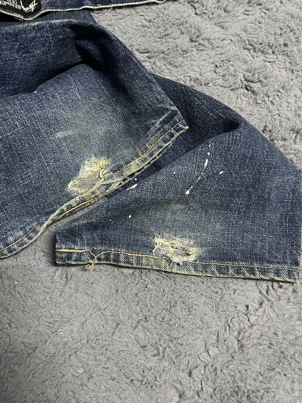 Stussy × Vintage Stussy 5TH Anniversary Jeans Size US 32 / EU 48 - 8 Thumbnail