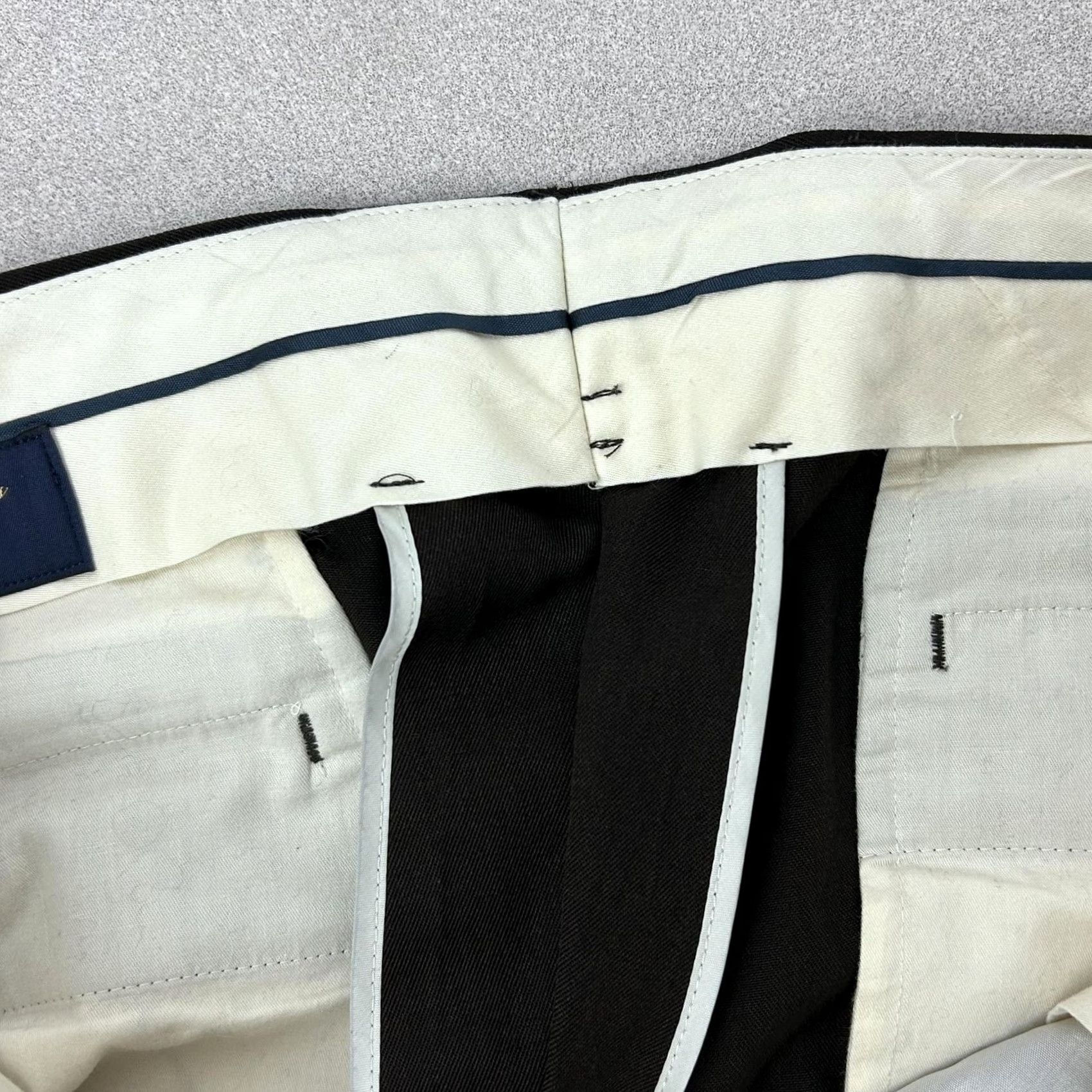 Brooks Brothers Brooks Brothers 1818 Madison Dress Pants Mens 38x29 Brown Wool Cuffed Flat Front Pockets Straight Leg Bagged Trousers Size US 38 / EU 54 - 7 Thumbnail