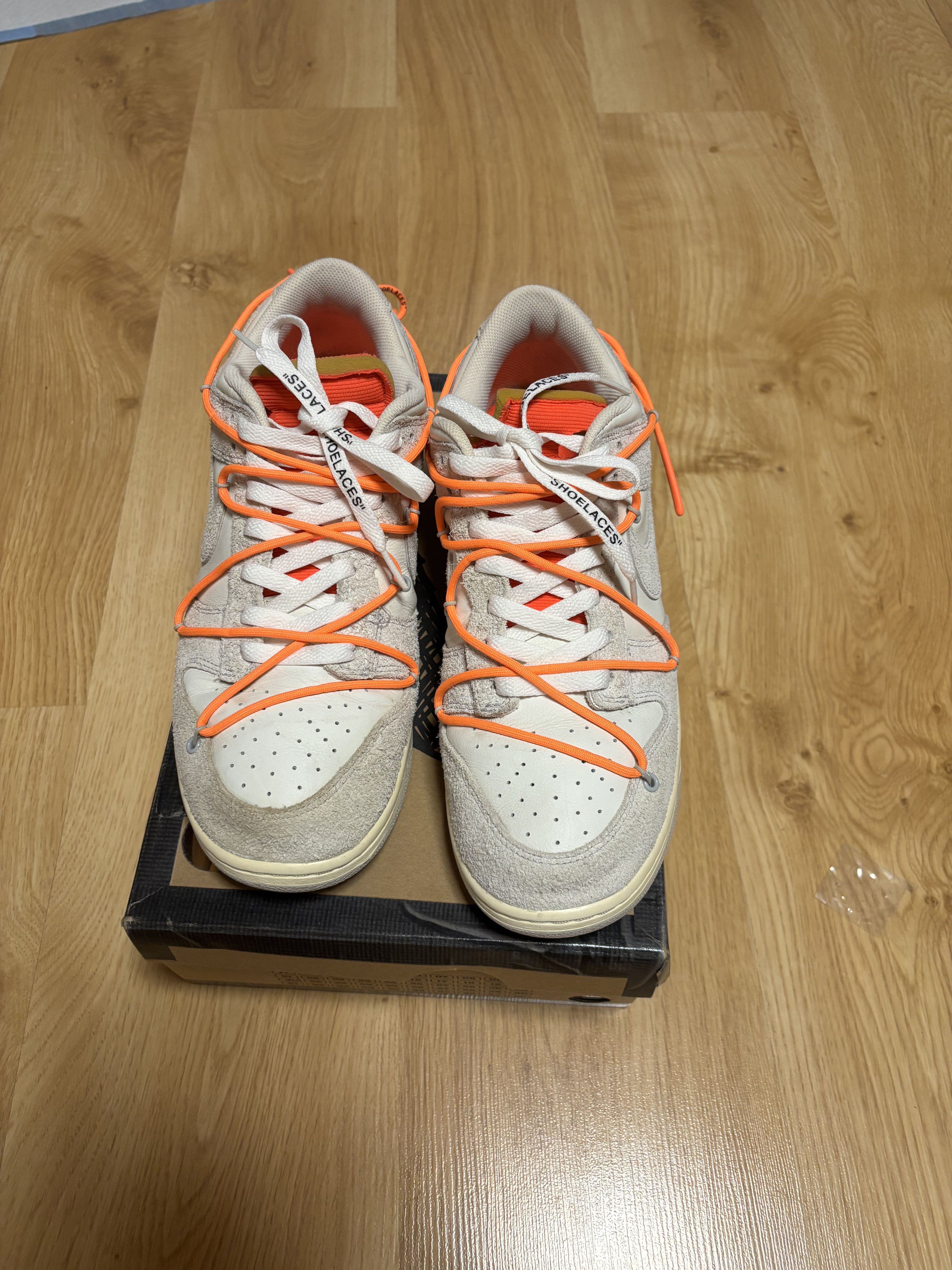 Nike × Off-White Nike dunk low off white lot 31 Size US 12 / EU 45 - 2 Thumbnail