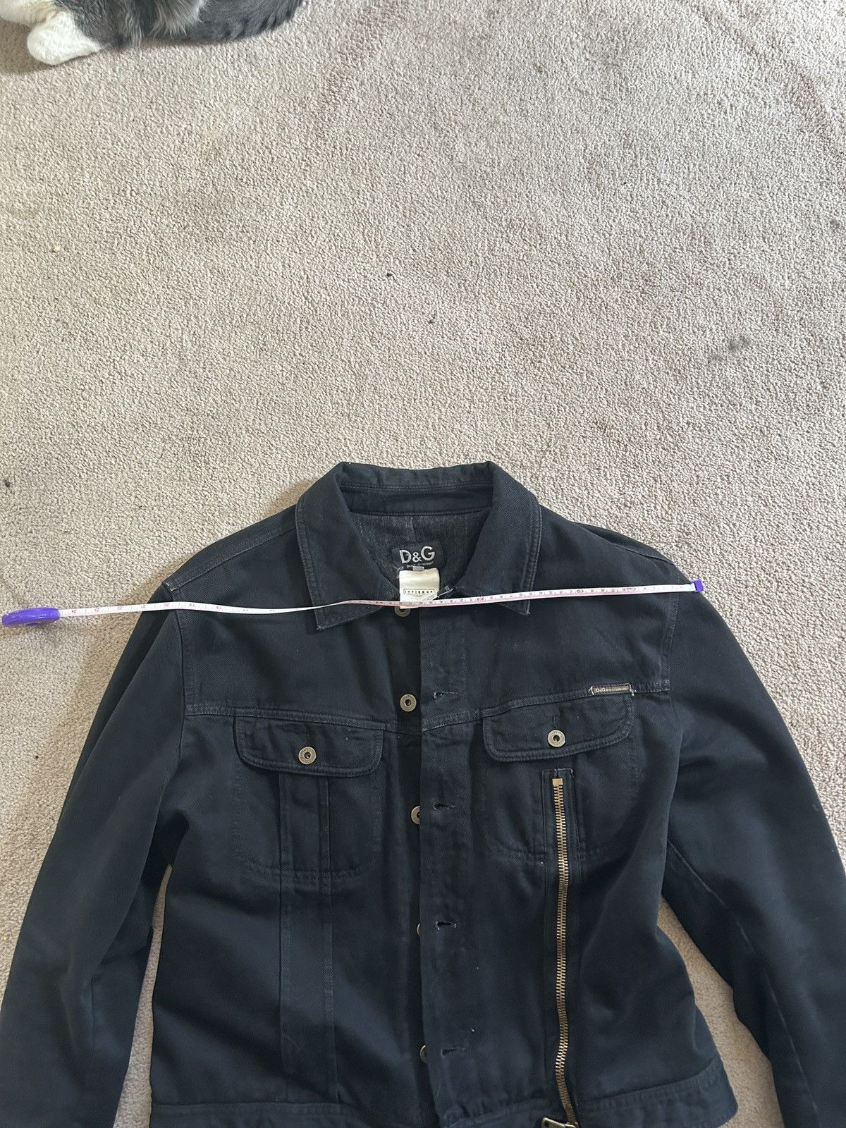 Dolce & Gabbana Dolce & Gabbana Wool Lined Denim Jacket Size US L / EU 52-54 / 3 - 5 Thumbnail
