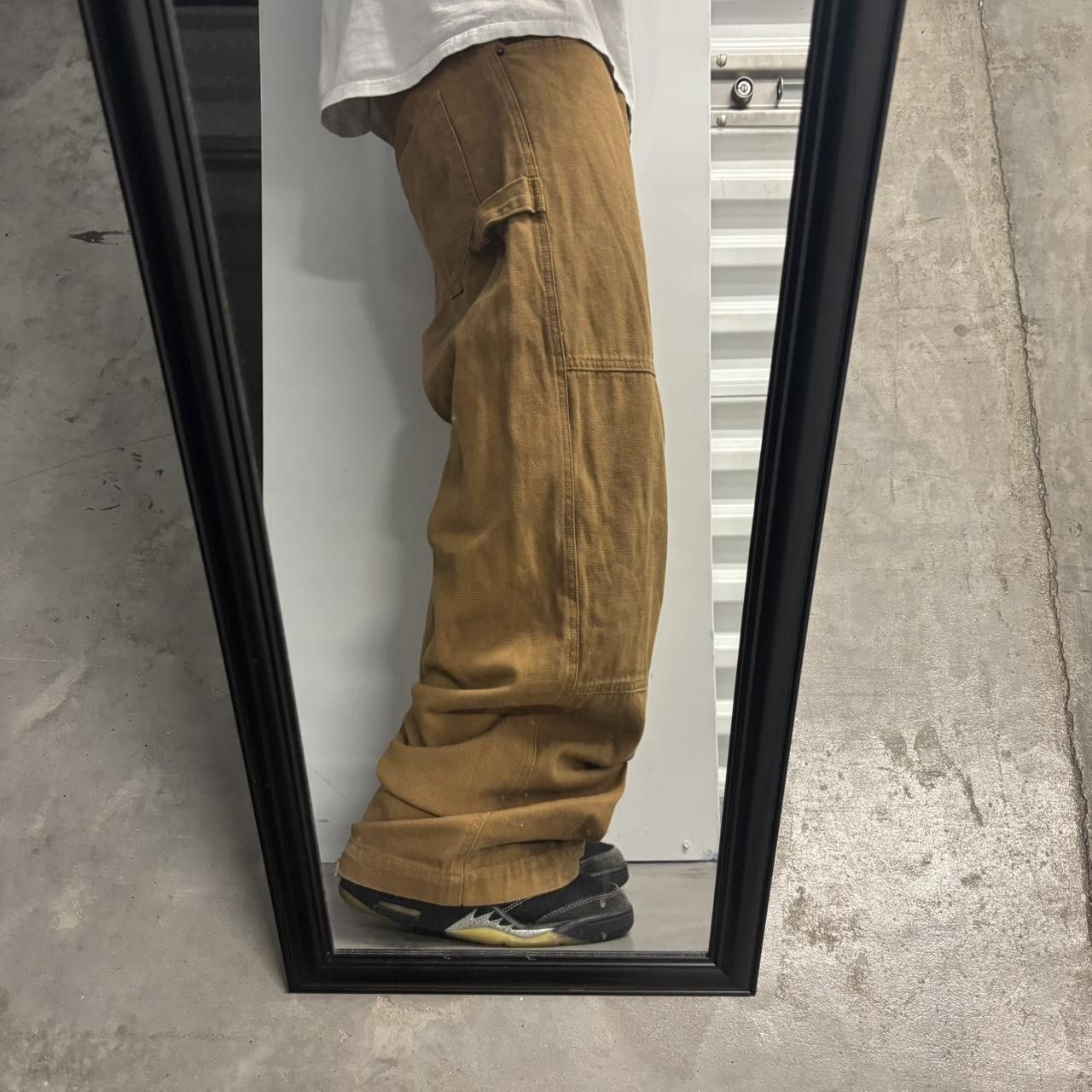 Vintage Crazy Vintage Y2K/2000s Baggy Tan Streetwear Skater Carpenter Wide Leg Pants! 34x30 Size US 34 / EU 50 - 2 Thumbnail