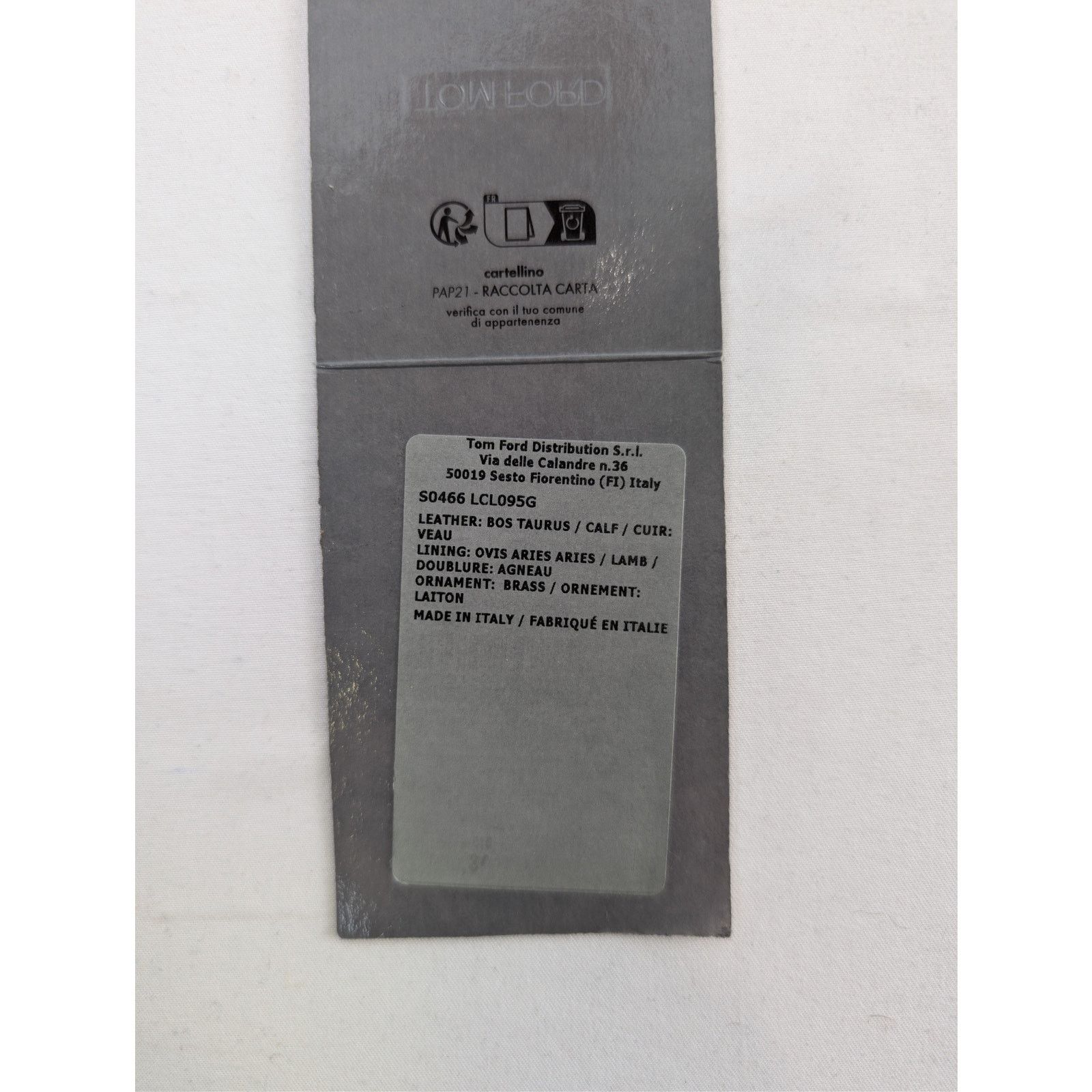 Tom Ford o1rshd1 Size: OS / Grain Leather Card Holder / Wallet Black Size ONE SIZE - 12 Thumbnail
