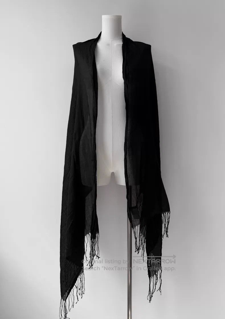 Yohji Yamamoto Yohji Yamamoto 08 SS Silence Gauze Scarf Size ONE SIZE - 5 Thumbnail