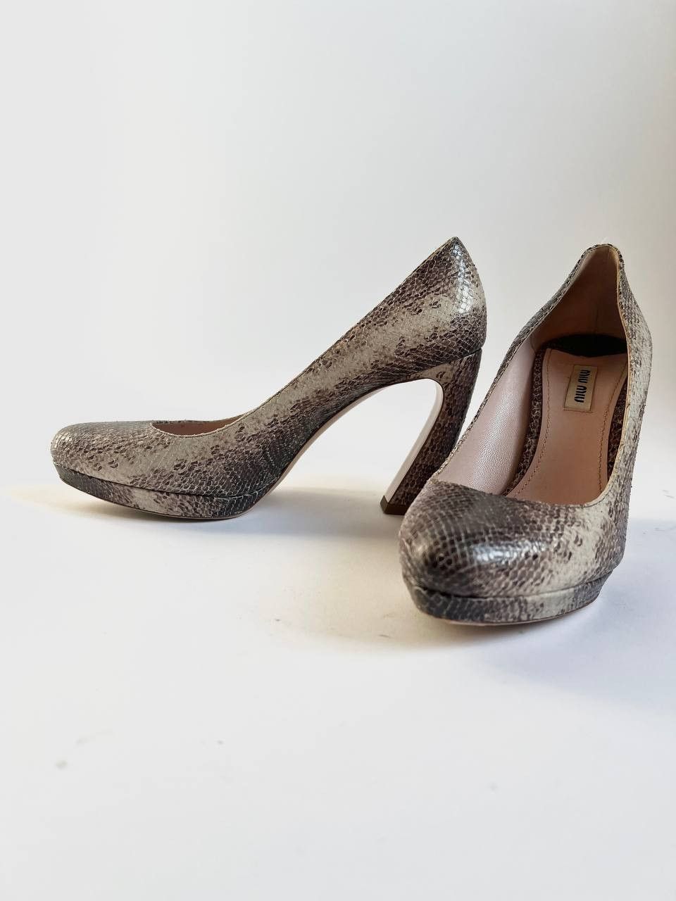 Miu Miu Miu Miu Python High Heels FW99 Size US 9 / IT 39 - 7 Thumbnail